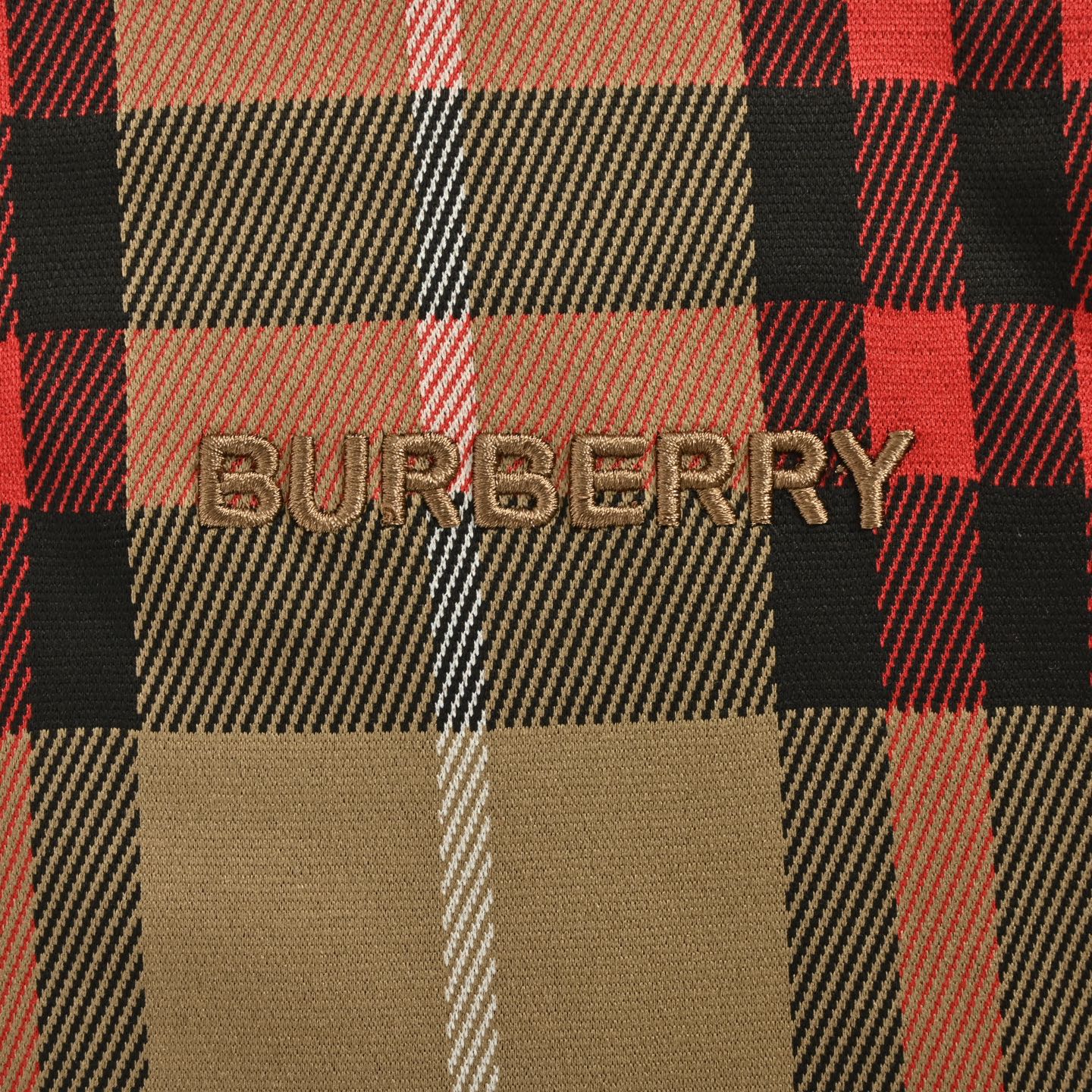 Burberry/巴宝莉 25Fw 胸前刺绣徽标格纹连帽卫衣 Burberry/巴宝莉 25Fw 胸前刺绣徽标格纹连帽卫衣