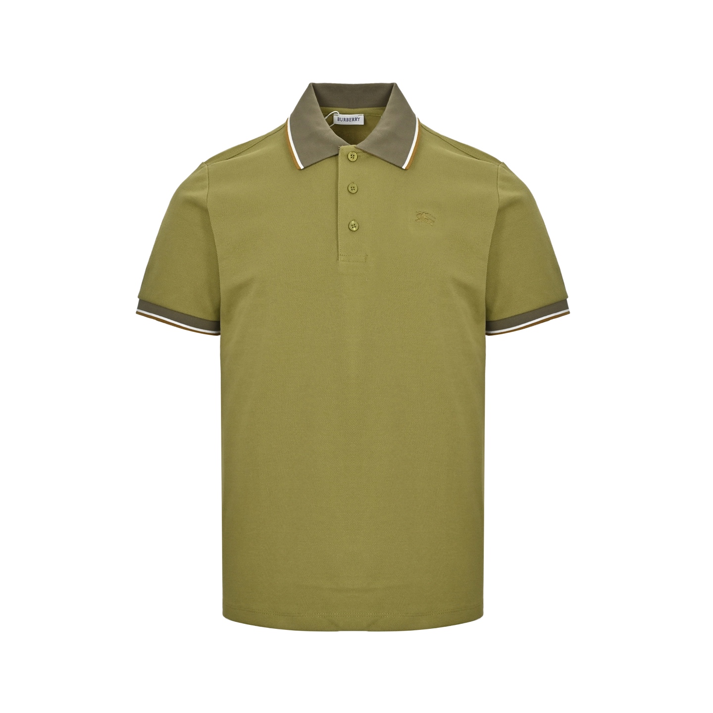 Burberry/巴宝莉 25ss 领口织带字母Polo短袖