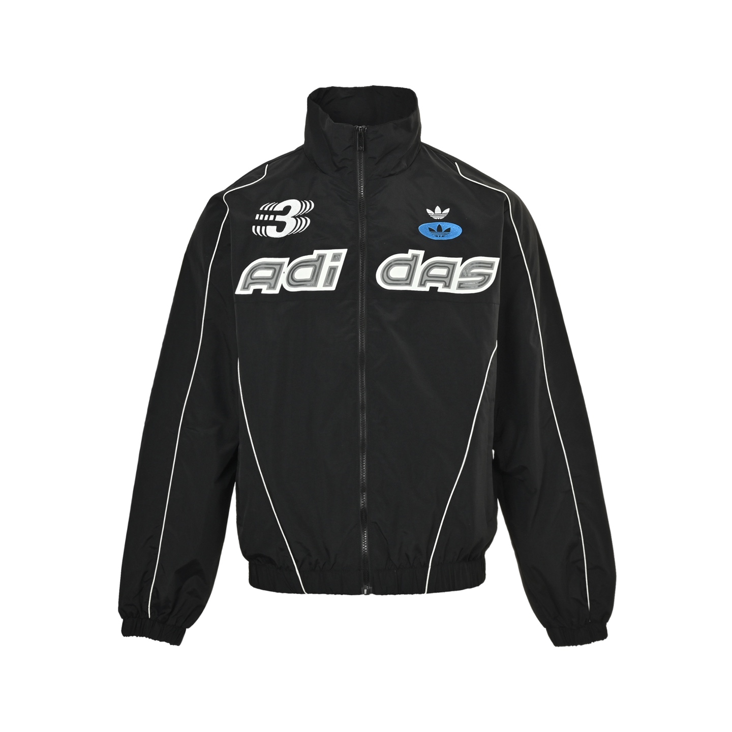 Adidas/阿迪达斯 originals运动防风透气长袖夹克外套 前小logo刺绣精致美观 Adidas/阿迪达斯 originals运动防风透气长袖夹克外套 前小logo刺绣精致美观