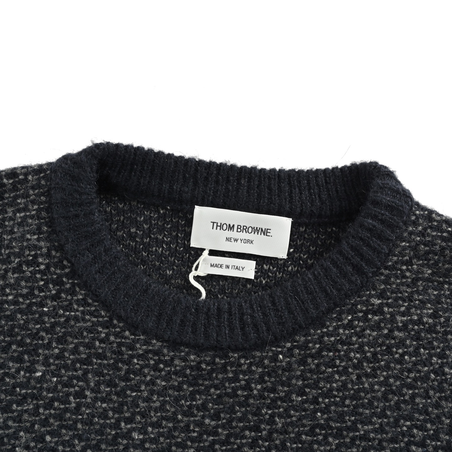 Thom Browne/汤姆布朗 25Fw 纹理针织圆领毛衣 Thom Browne/汤姆布朗 25Fw 纹理针织圆领毛衣