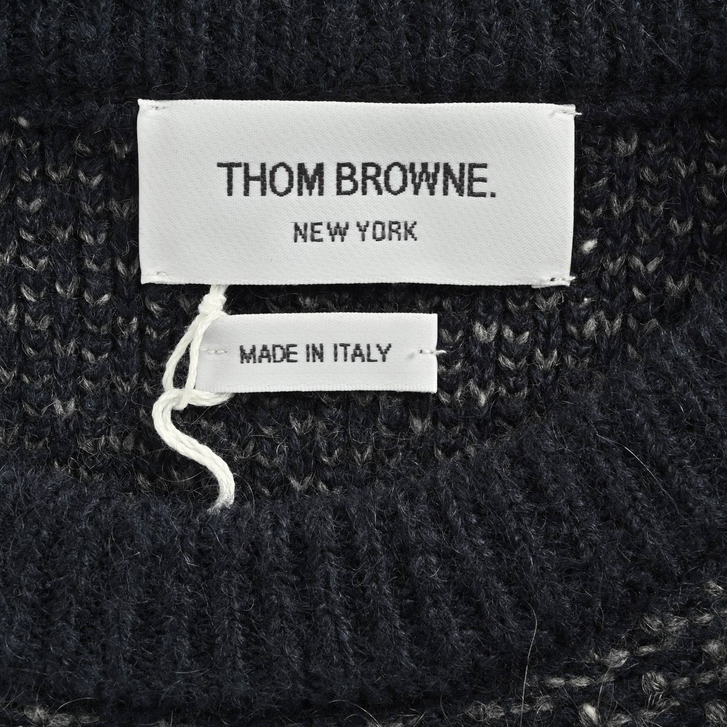Thom Browne/汤姆布朗 25Fw 纹理针织圆领毛衣 Thom Browne/汤姆布朗 25Fw 纹理针织圆领毛衣