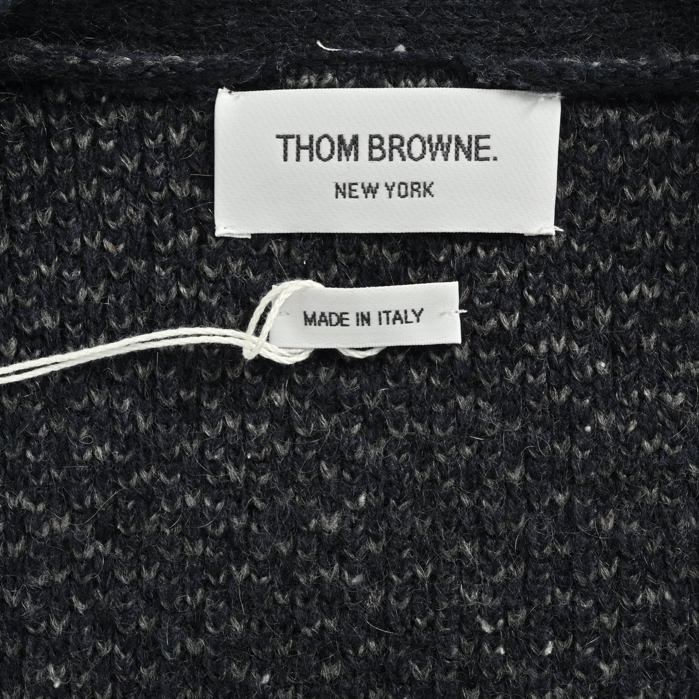 Thom Browne/汤姆布朗 25Fw 纹理针织毛衣开衫