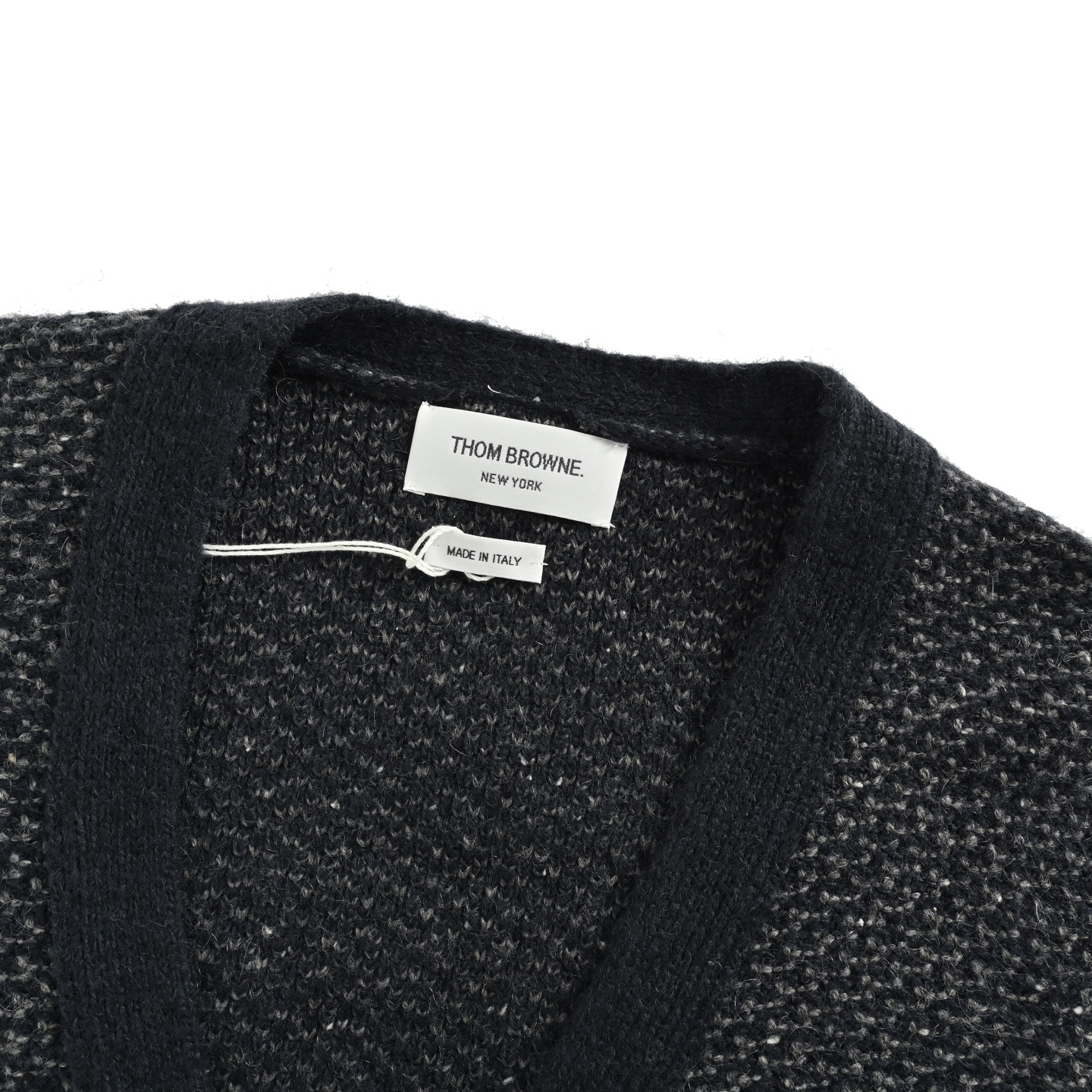 Thom Browne/汤姆布朗 25Fw 纹理针织毛衣开衫