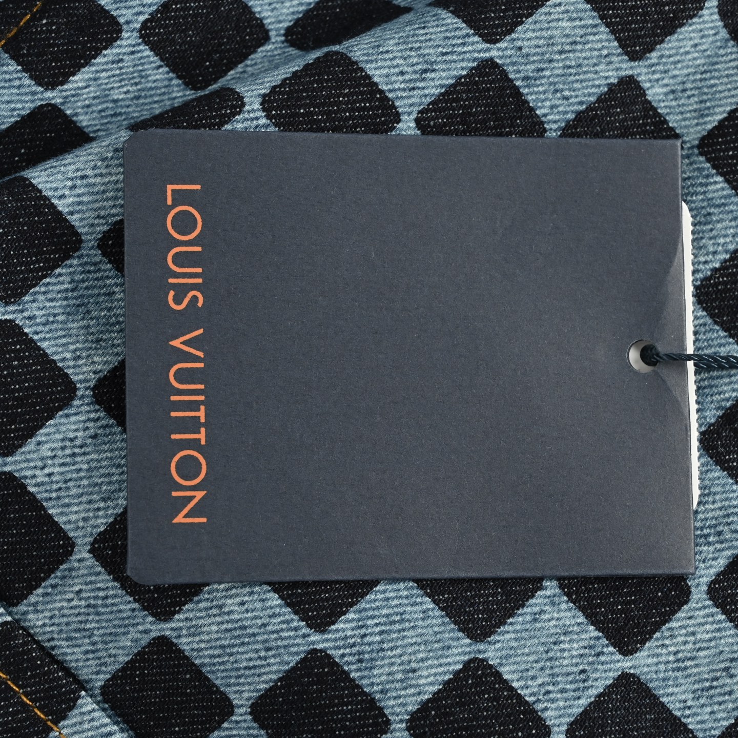 Louis Vuitton/路易威登 25Fw 棋盘格牛仔短袖衬衫