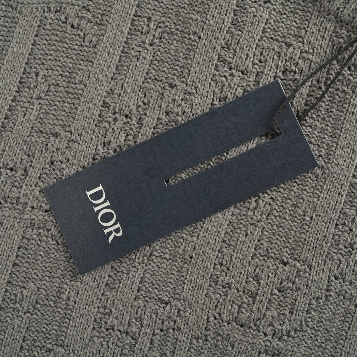 Dior/迪奥 25Fw 满印灰色提花圆领毛衣 Dior/迪奥 25Fw 满印灰色提花圆领毛衣