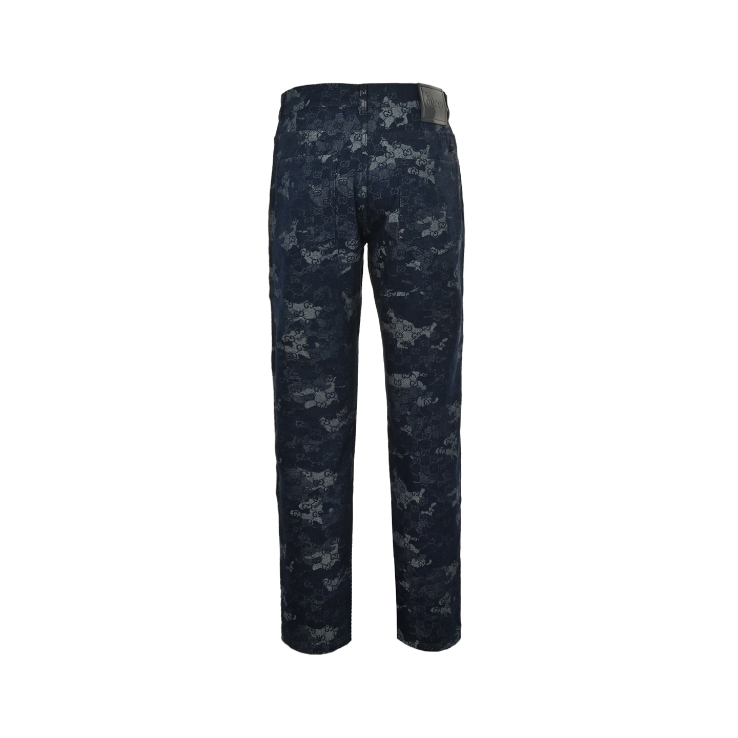Gucci/古驰 25Fw 满印大理石提花牛仔裤