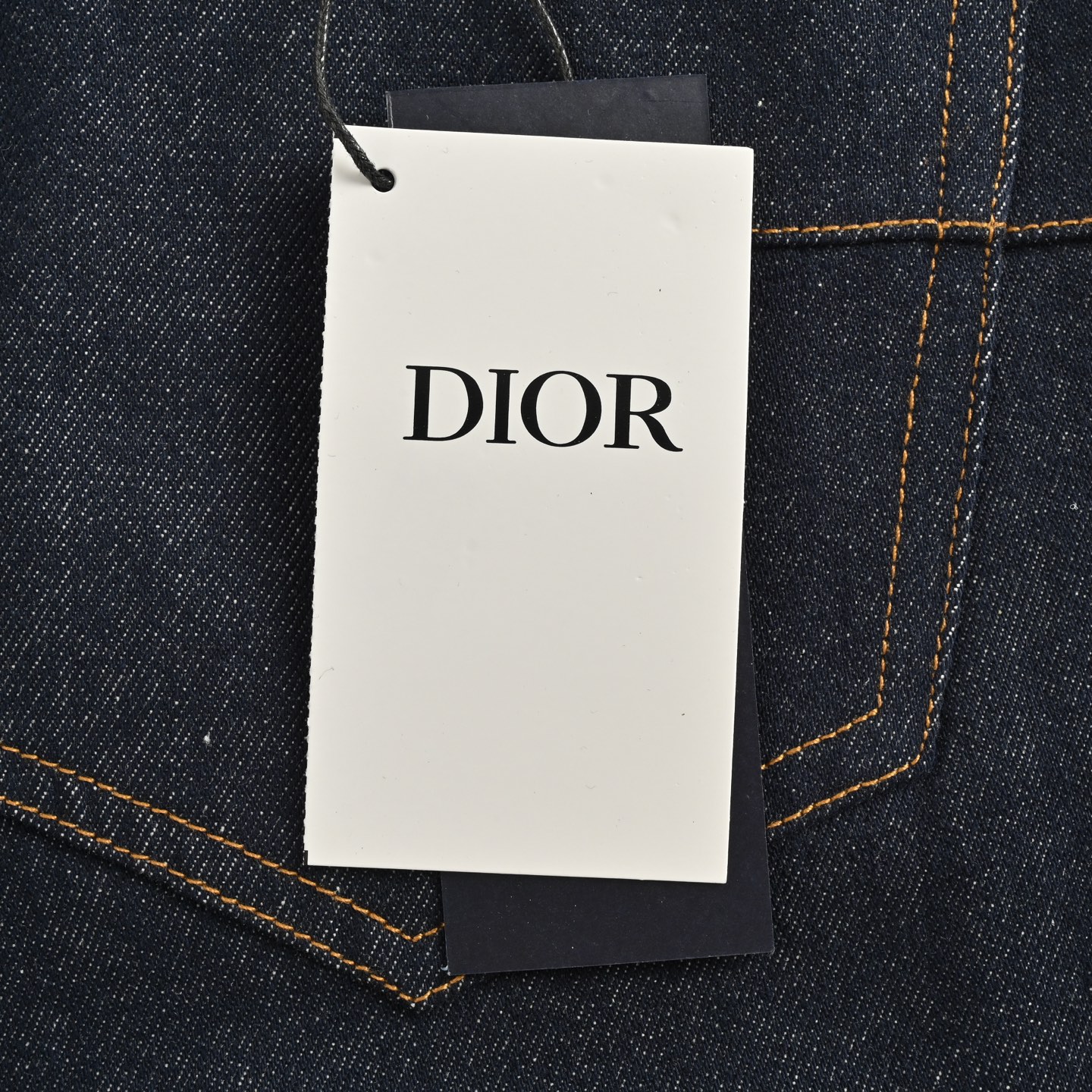 Dior/迪奥 25Fw 徽标皮牌牛仔裤 Dior新款