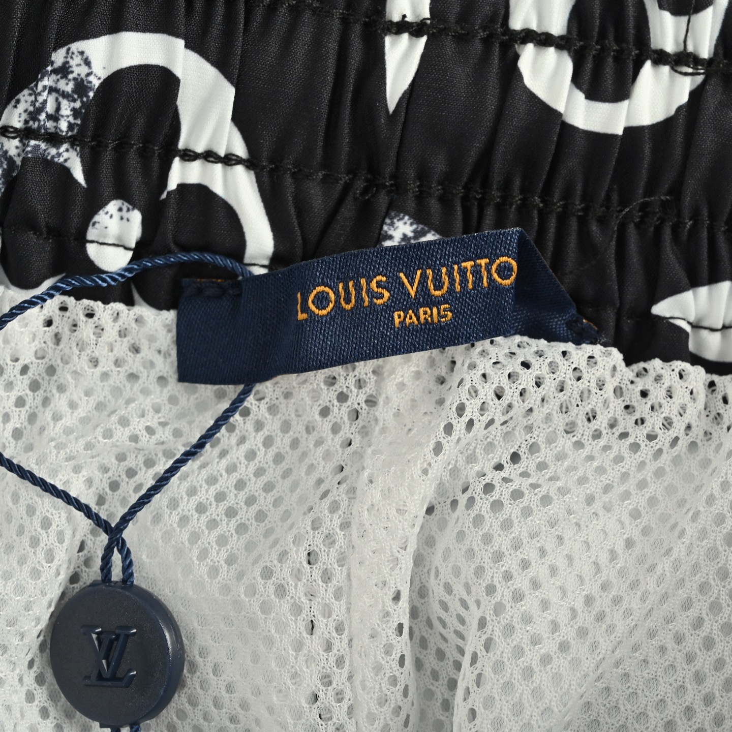 Louis Vuitton/路易威登 25Fw 做旧斑驳老花满印梭织长裤
