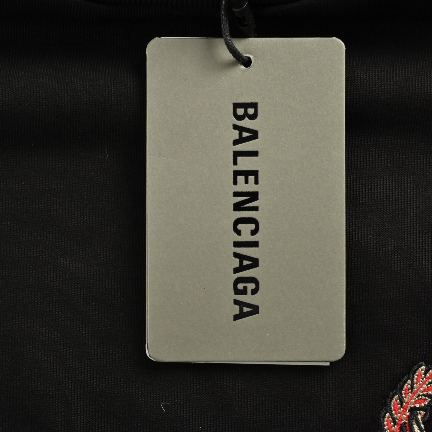 Balenciaga/巴黎世家 25Fw 3M刺绣徽标长袖T恤