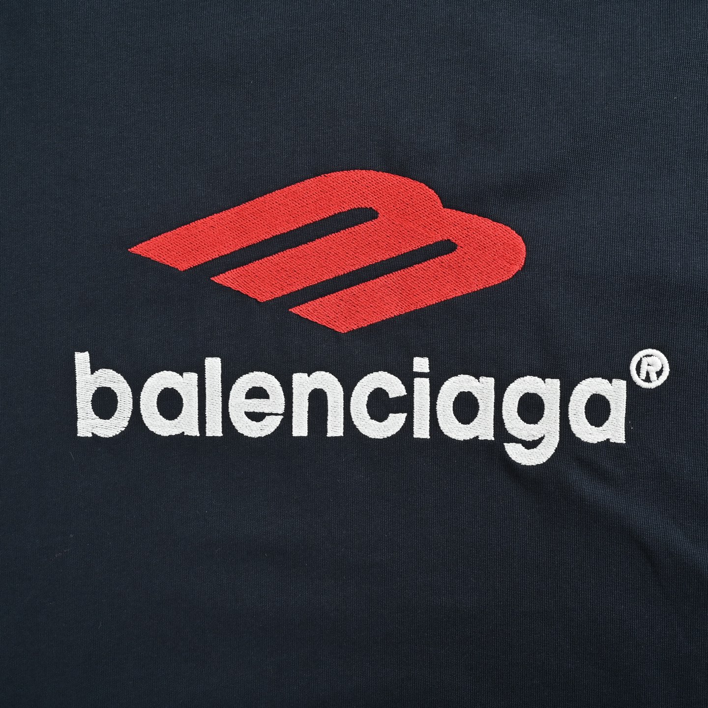Balenciaga/巴黎世家 25Fw 3M刺绣徽标长袖T恤