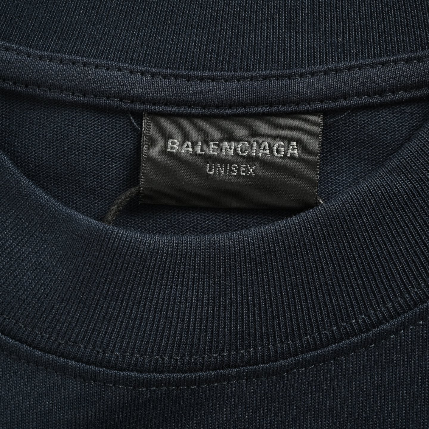 Balenciaga/巴黎世家 25Fw 3M刺绣徽标长袖T恤