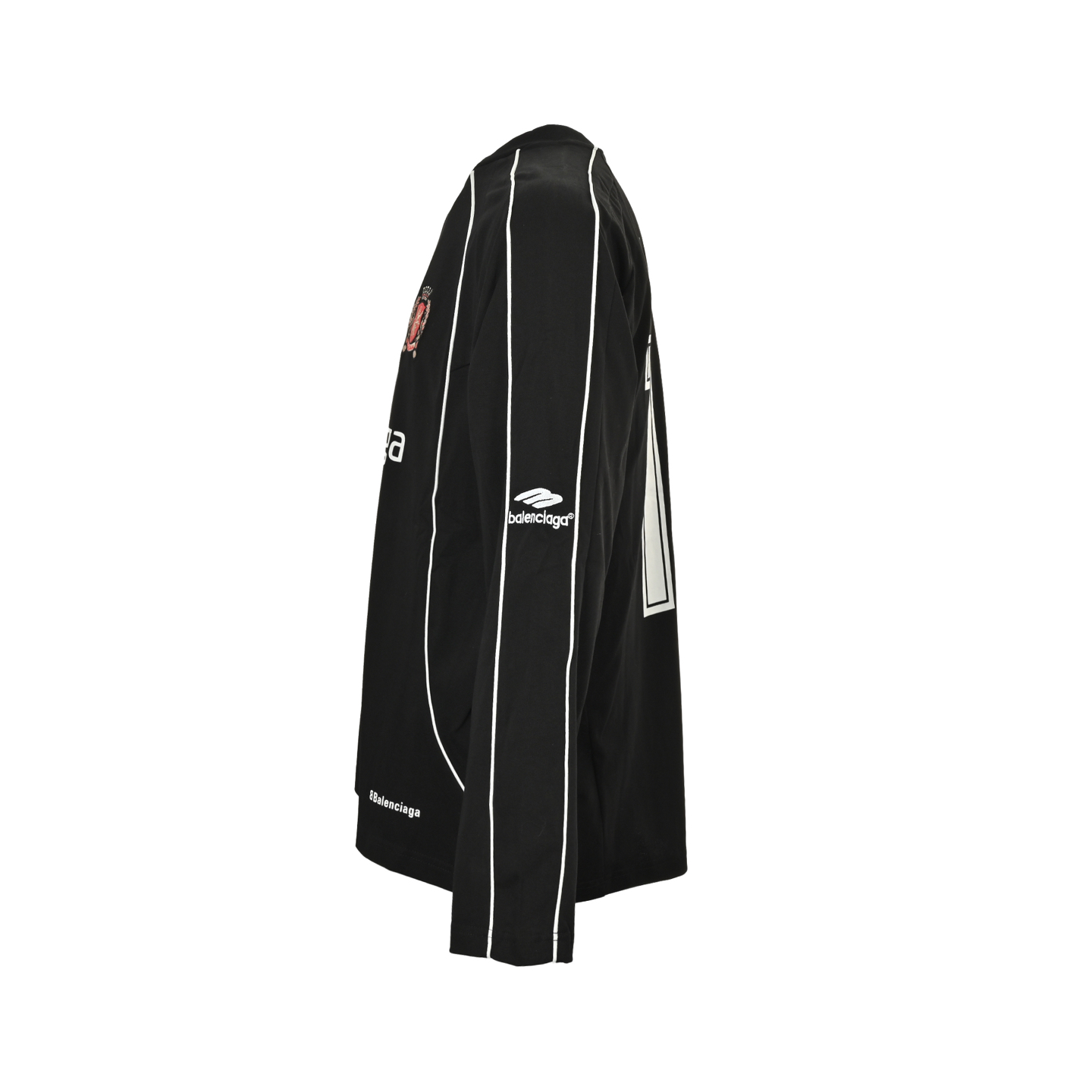 Balenciaga/巴黎世家 25Fw 曼联刺绣徽标长袖T恤