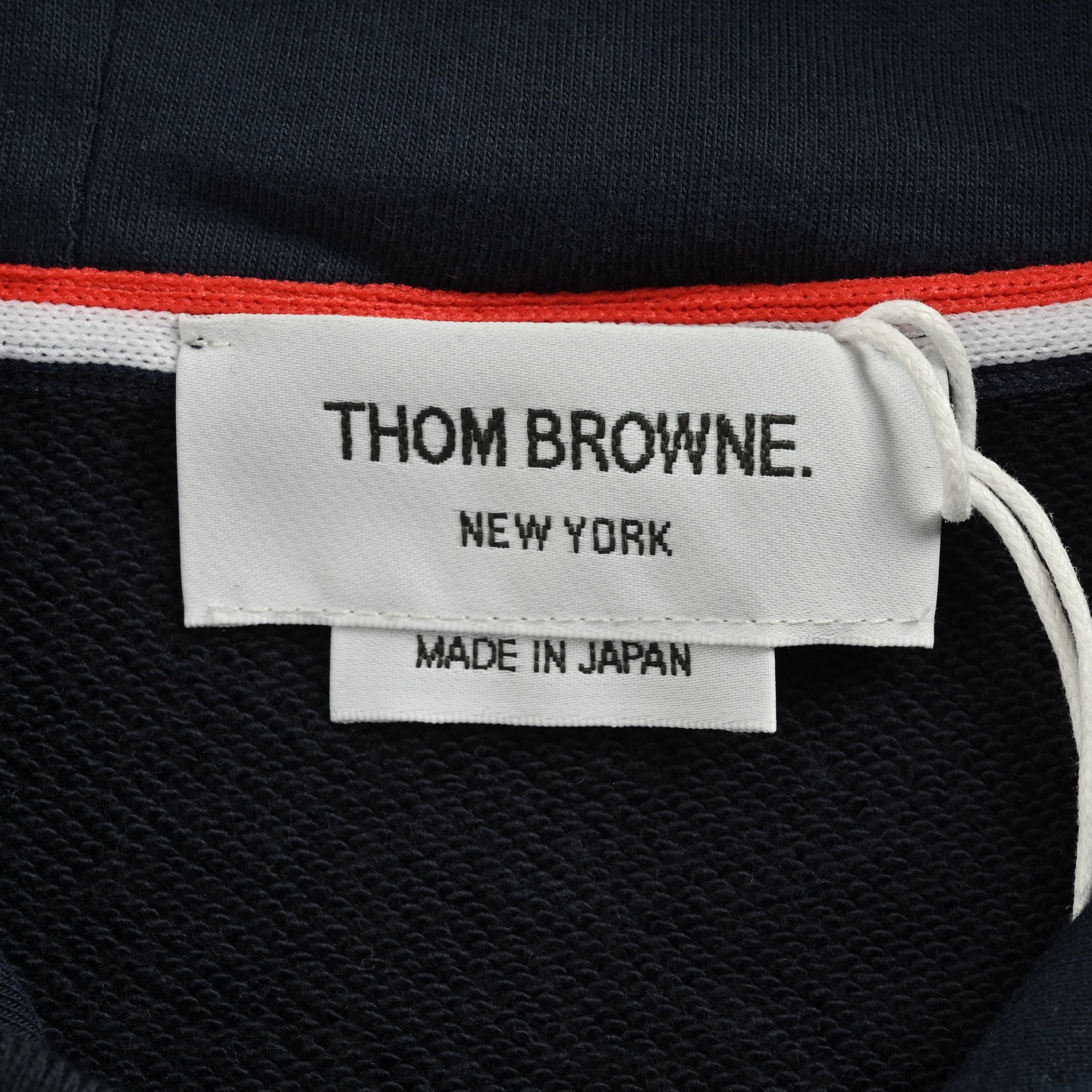 Thom Browne/汤姆布朗 经典色织四杠连帽卫衣 Thom Browne/汤姆布朗 经典色织四杠连帽卫衣