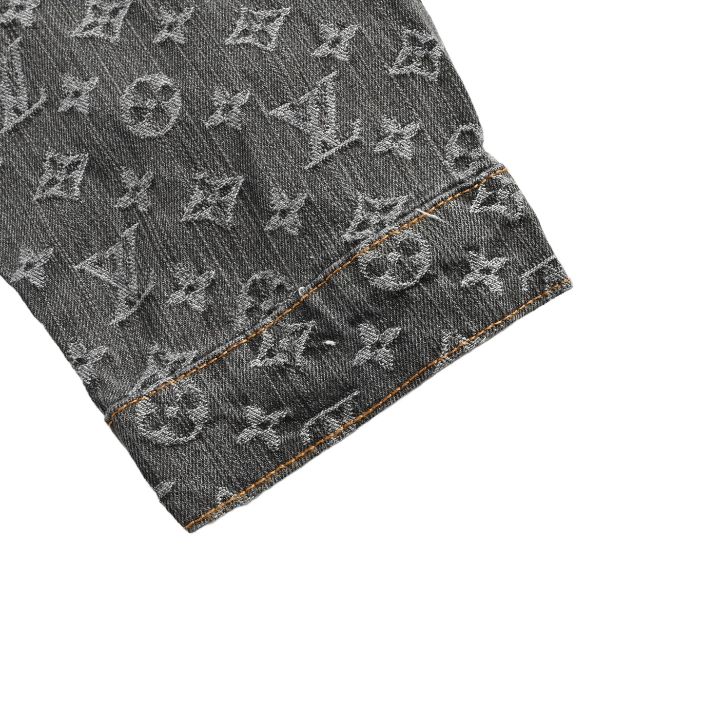 Louis Vuitton/路易威登 24Fw FA满印老花提花牛仔外套