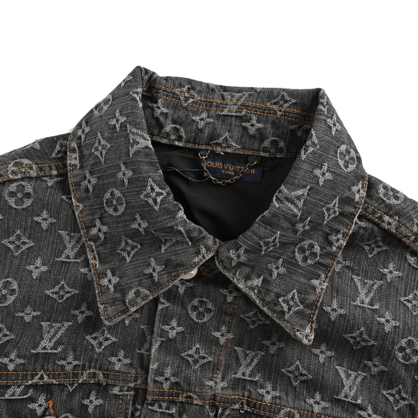 Louis Vuitton/路易威登 24Fw FA满印老花提花牛仔外套