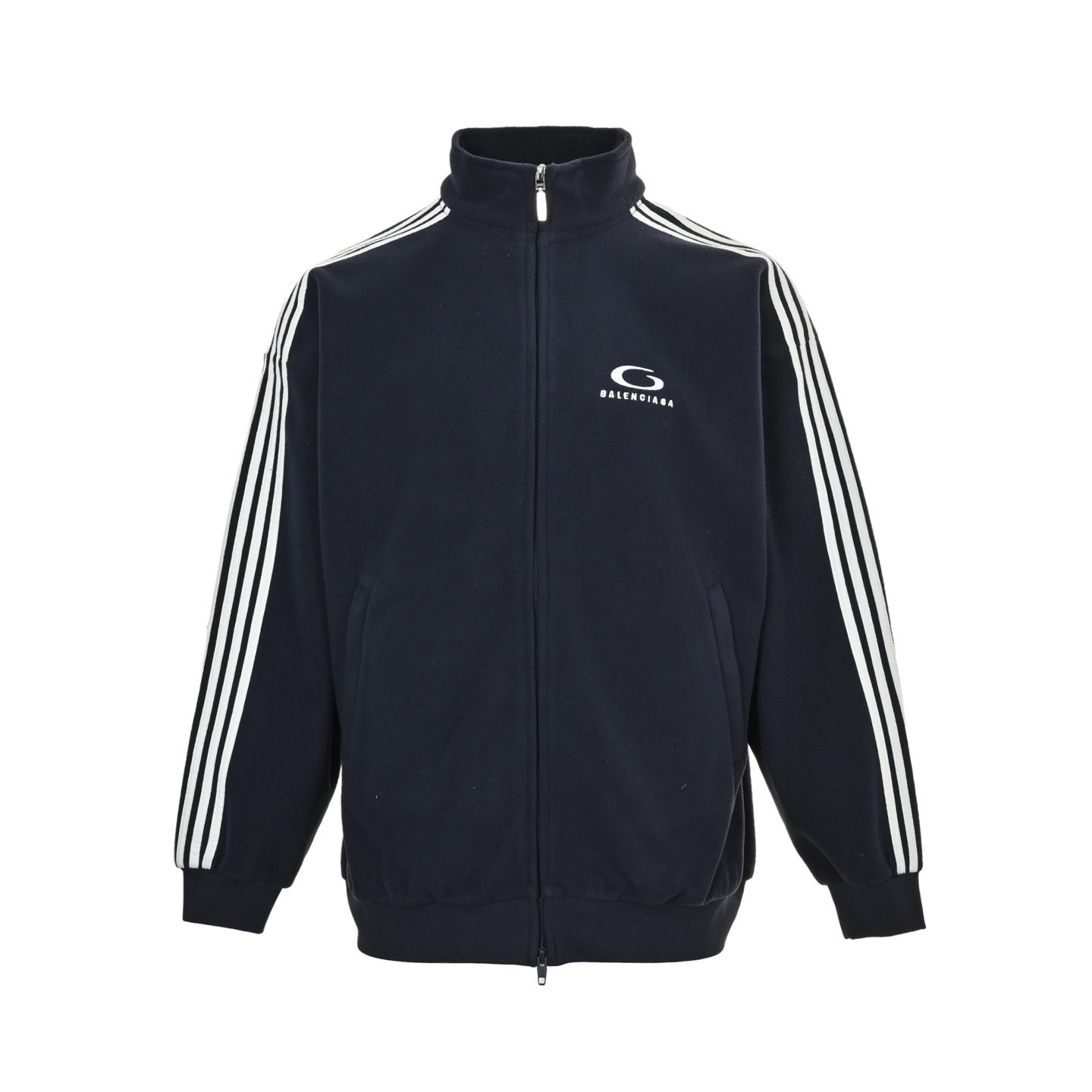 Balenciaga/巴黎世家 五杠圆环刺绣套装摇粒绒外套 Balenciaga/巴黎世家 五杠圆环刺绣套装摇粒绒外套