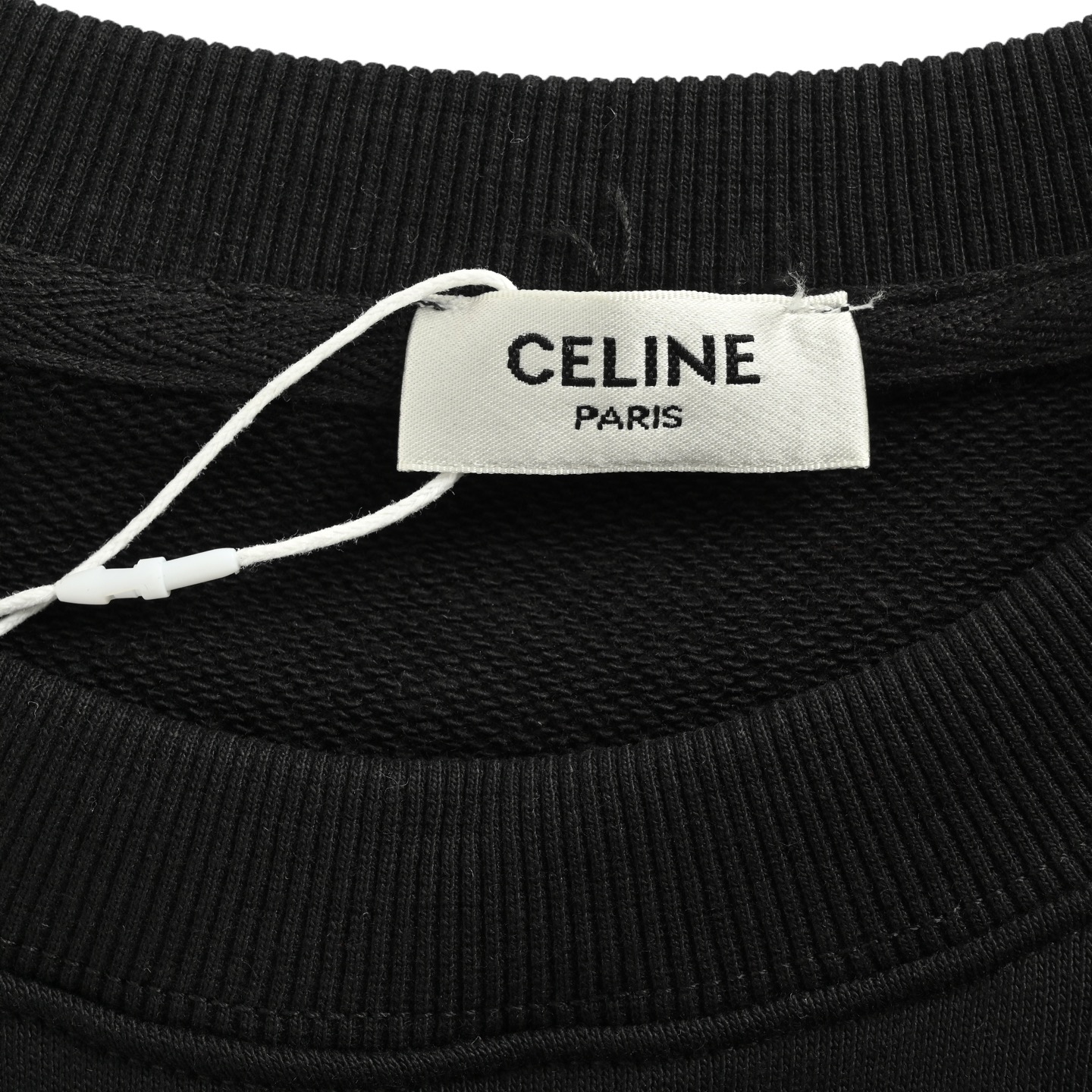 Celine/赛琳 25Fw 刺绣小标侧织带圆领卫衣 Celine/赛琳 25Fw 刺绣小标侧织带圆领卫衣