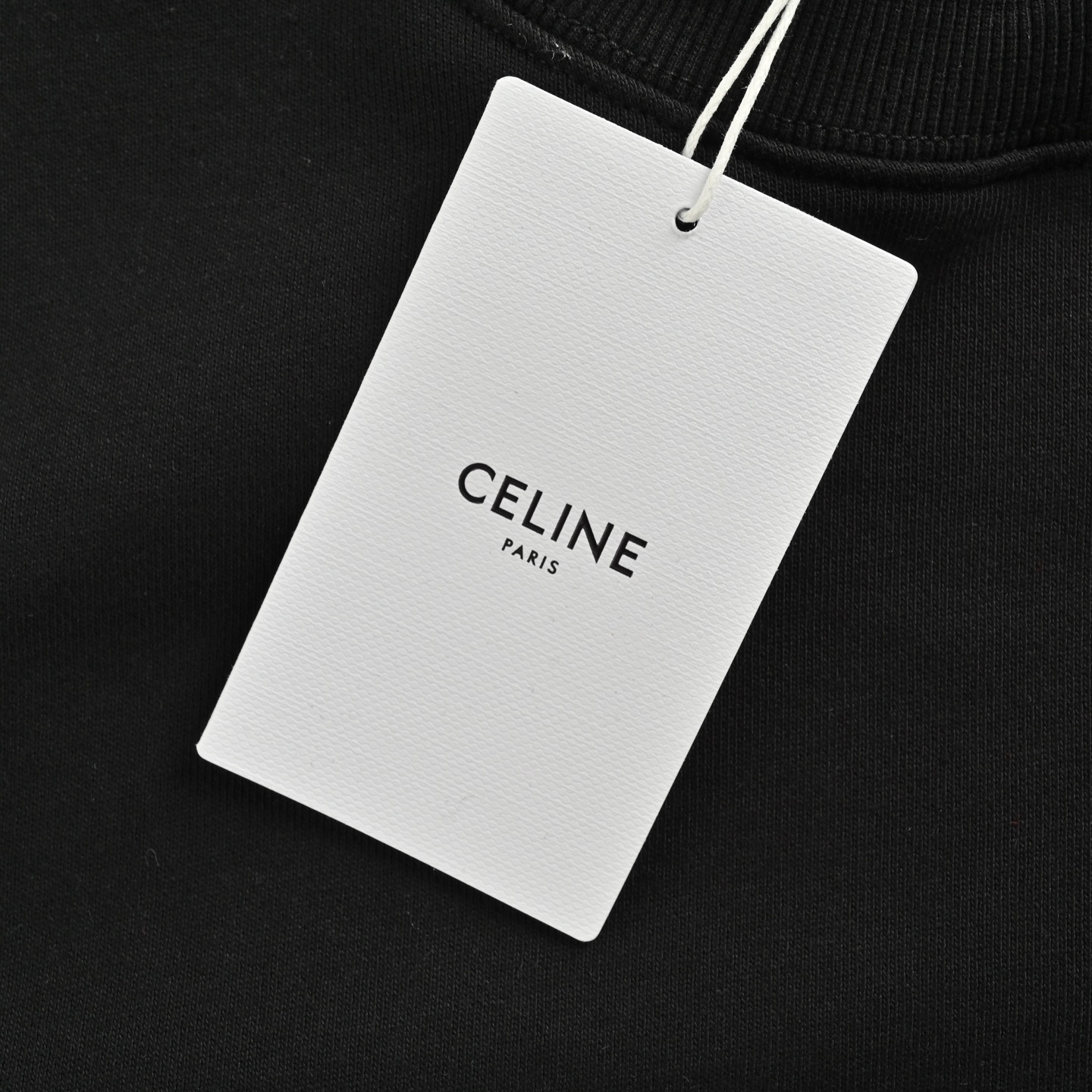 Celine/赛琳 25Fw 刺绣小标侧织带圆领卫衣 Celine/赛琳 25Fw 刺绣小标侧织带圆领卫衣
