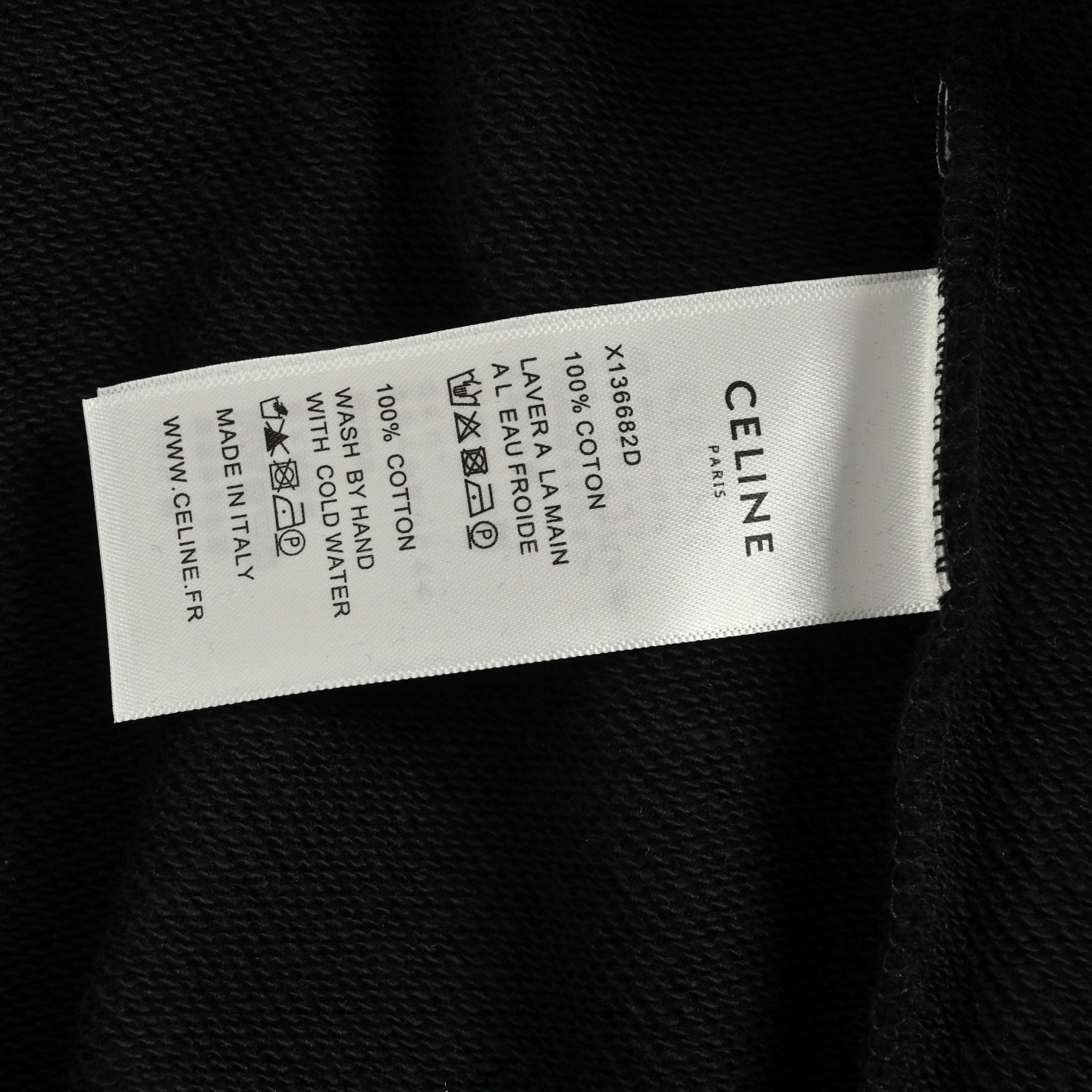 Celine/赛琳 25Fw 刺绣小标侧织带圆领卫衣 Celine/赛琳 25Fw 刺绣小标侧织带圆领卫衣
