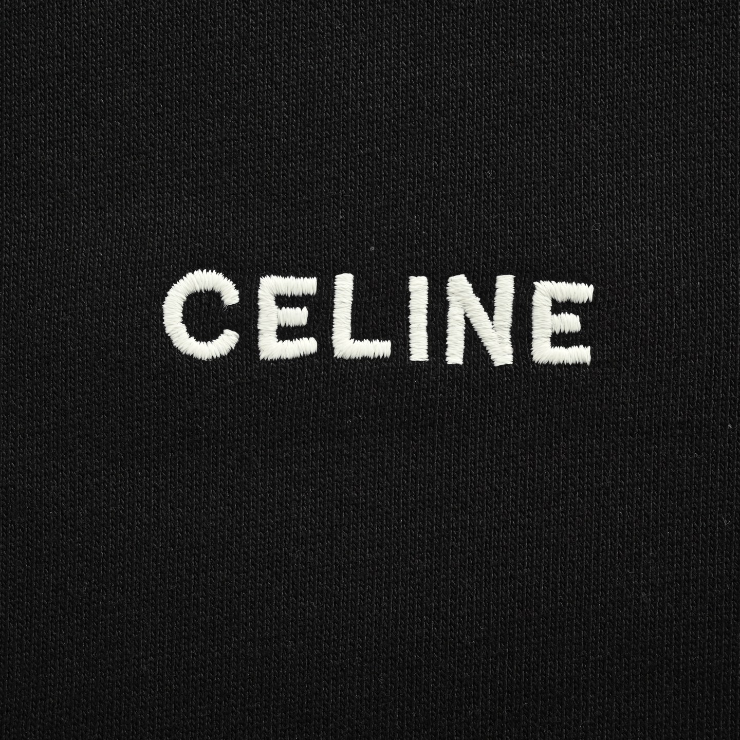 Celine/赛琳 25Fw 刺绣小标侧织带圆领卫衣 Celine/赛琳 25Fw 刺绣小标侧织带圆领卫衣