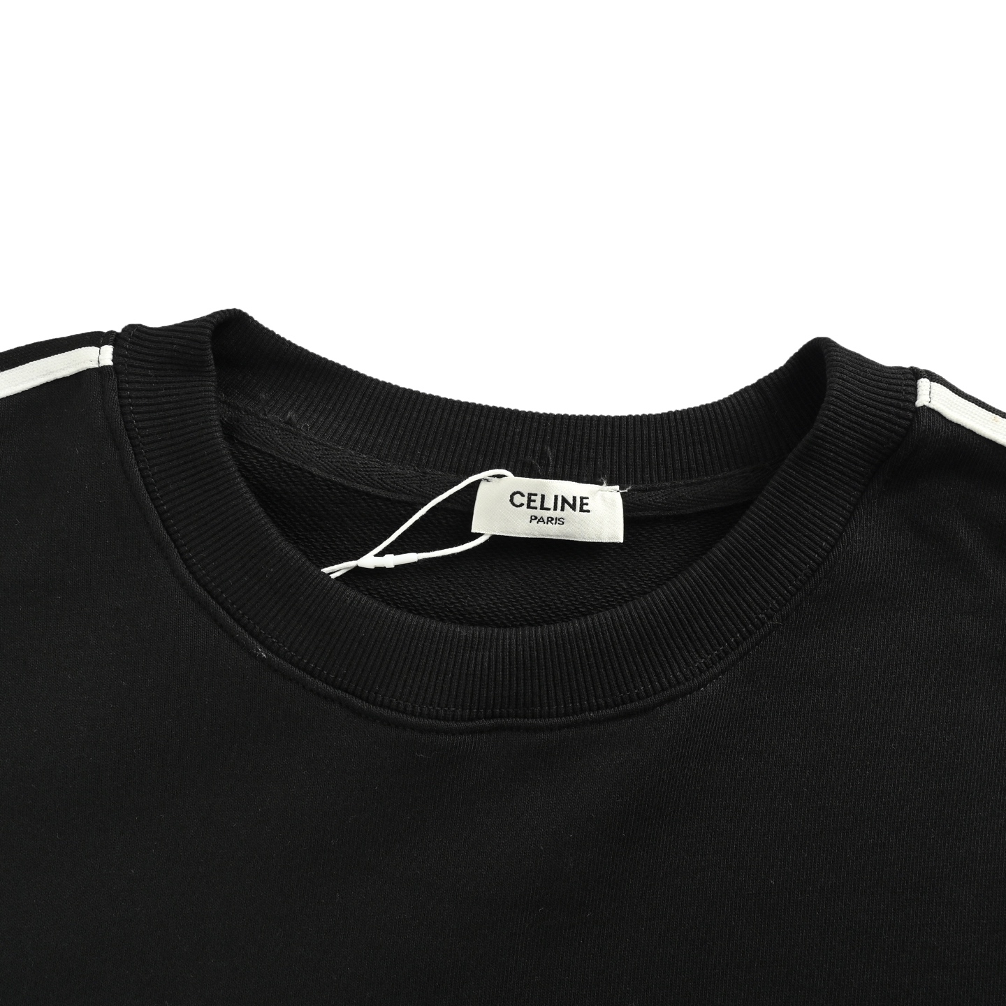 Celine/赛琳 25Fw 刺绣小标侧织带圆领卫衣 Celine/赛琳 25Fw 刺绣小标侧织带圆领卫衣