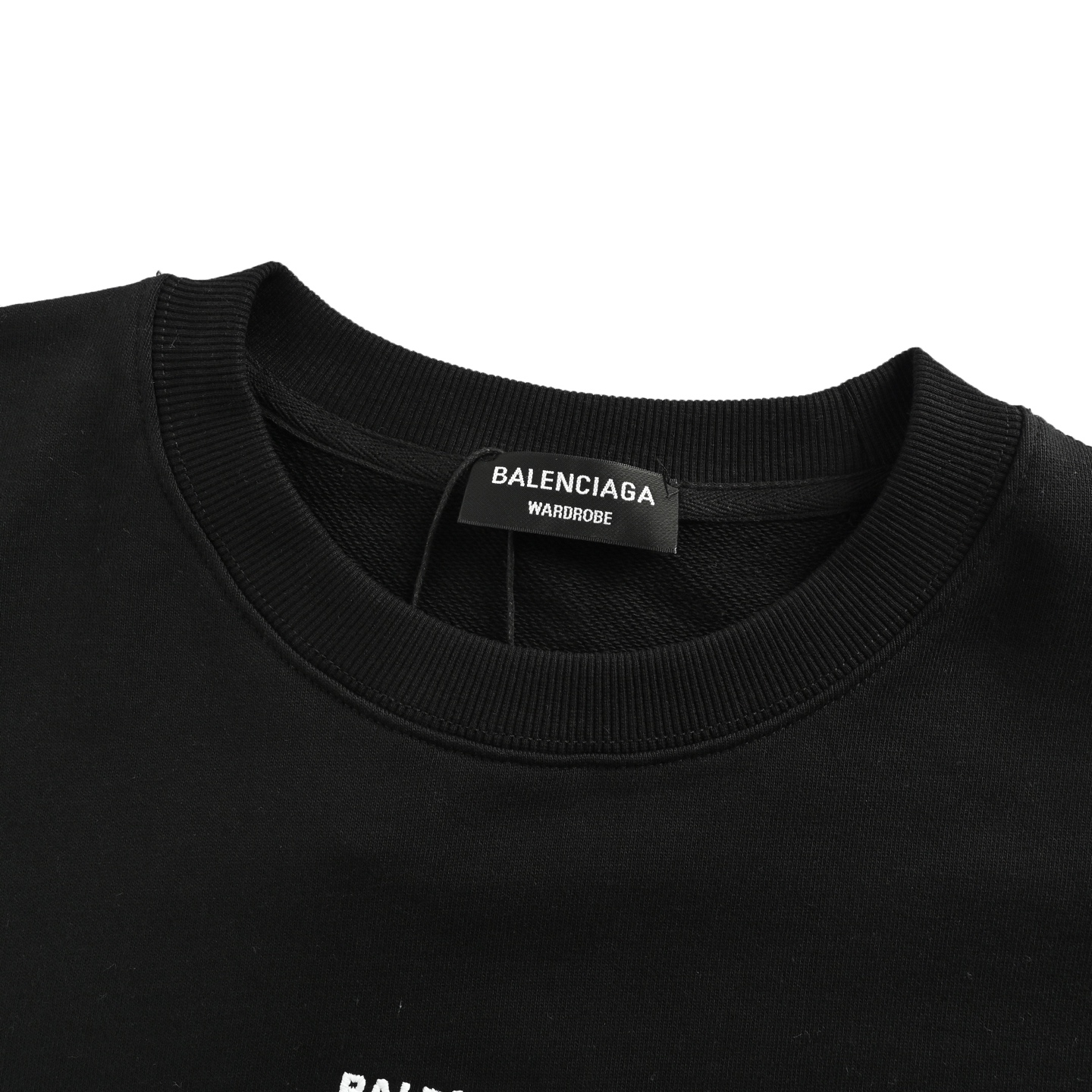 Balenciaga/巴黎世家 25Fw 前后刺绣圆领卫衣 Balenciaga/巴黎世家 25Fw 前后刺绣圆领卫衣