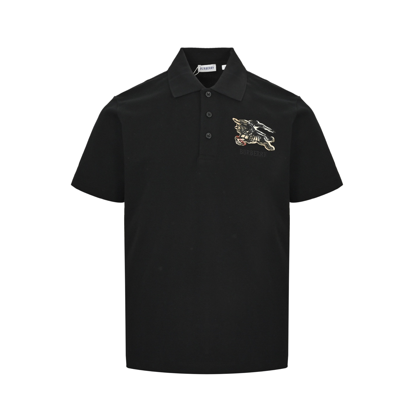 Burberry/巴宝莉 25ss 格纹战马Polo短袖
