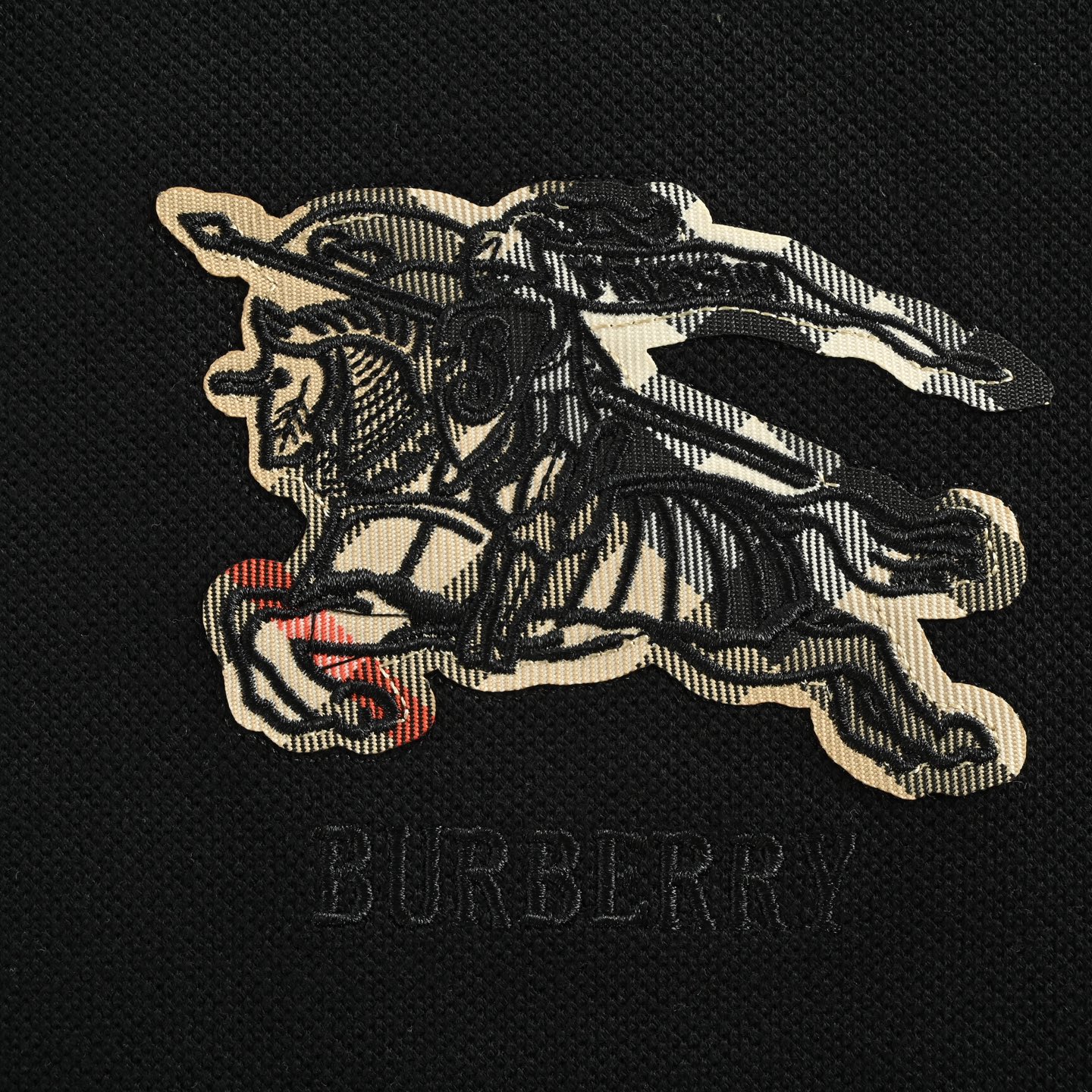 Burberry/巴宝莉 25ss 格纹战马Polo短袖