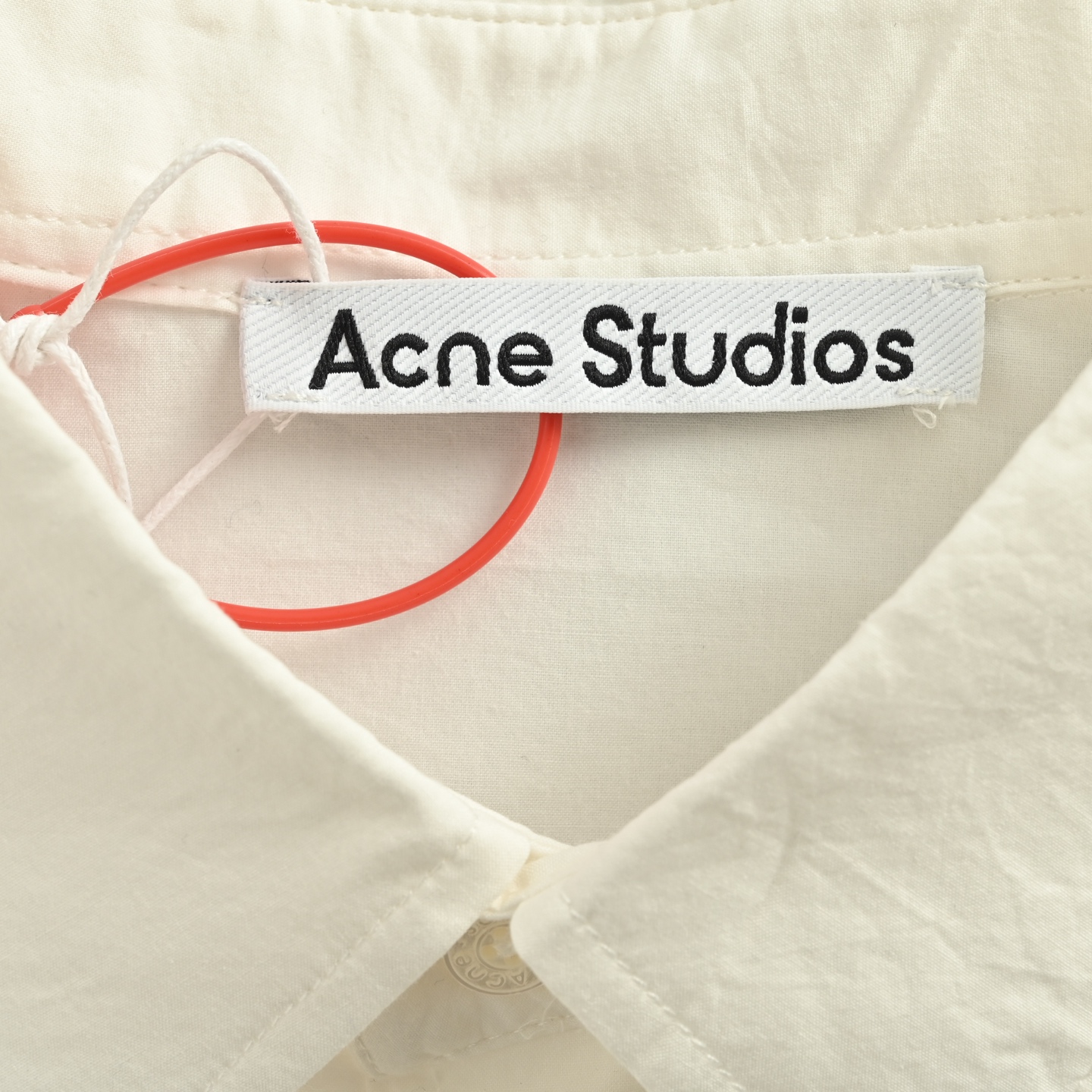 Acne Studios 25Fw 提花徽标廓形衬衫 Acne Studios 25Fw 提花徽标廓形衬衫