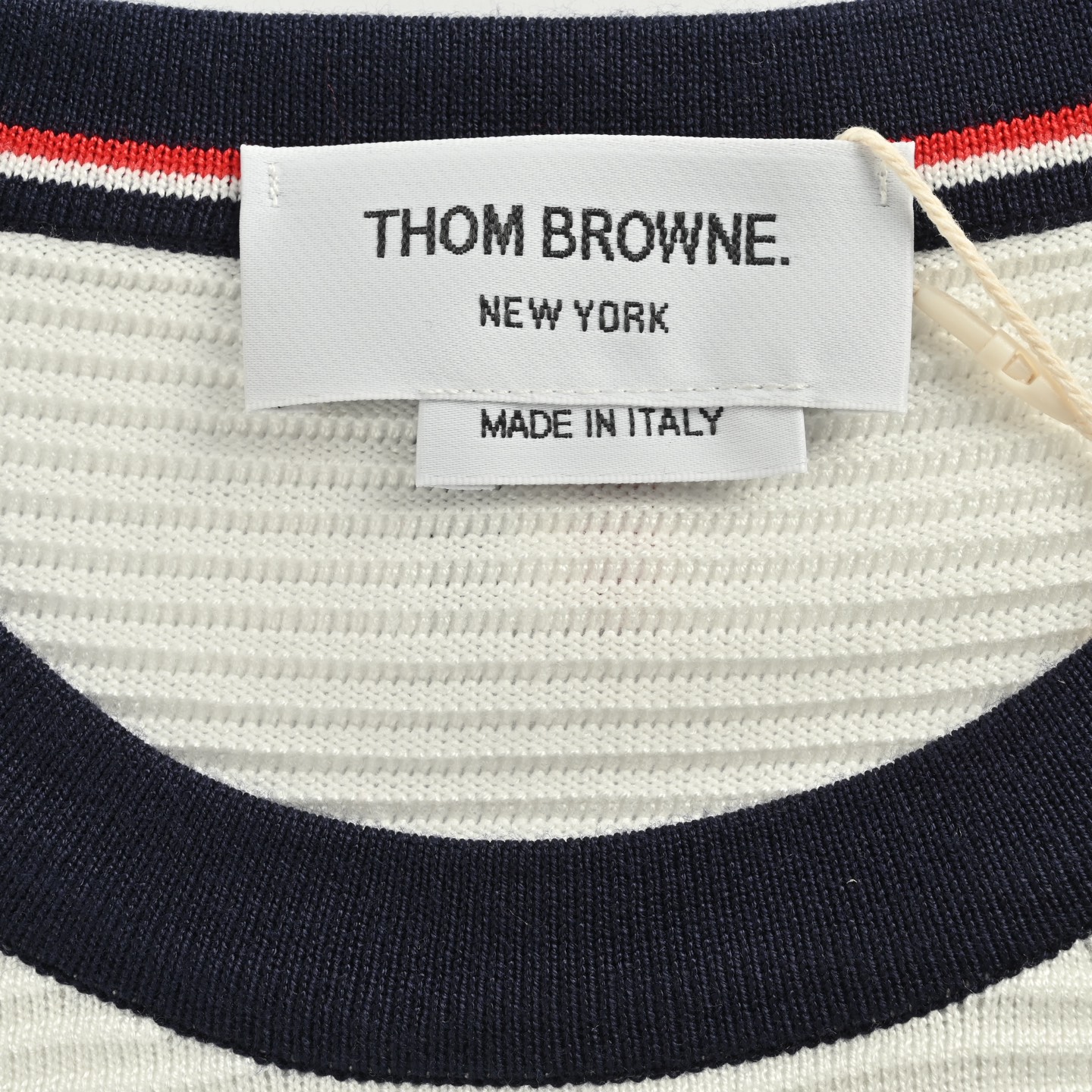 Thom Browne/汤姆布朗 25Fw 水波纹圆领卫衣 Thom Browne/汤姆布朗 25Fw 水波纹圆领卫衣