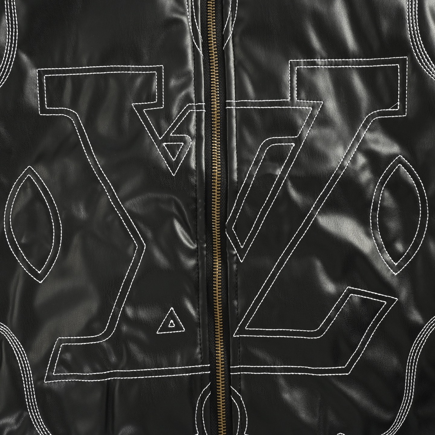 Louis Vuitton/路易威登 25Fw 菲董刺绣皮革飞行夹克外套