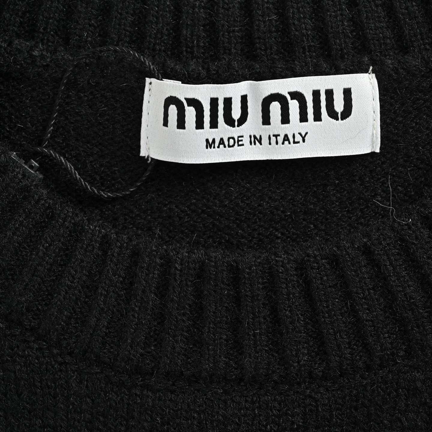 Miu Miu/缪缪 24Fw 字母提花圆领毛衣