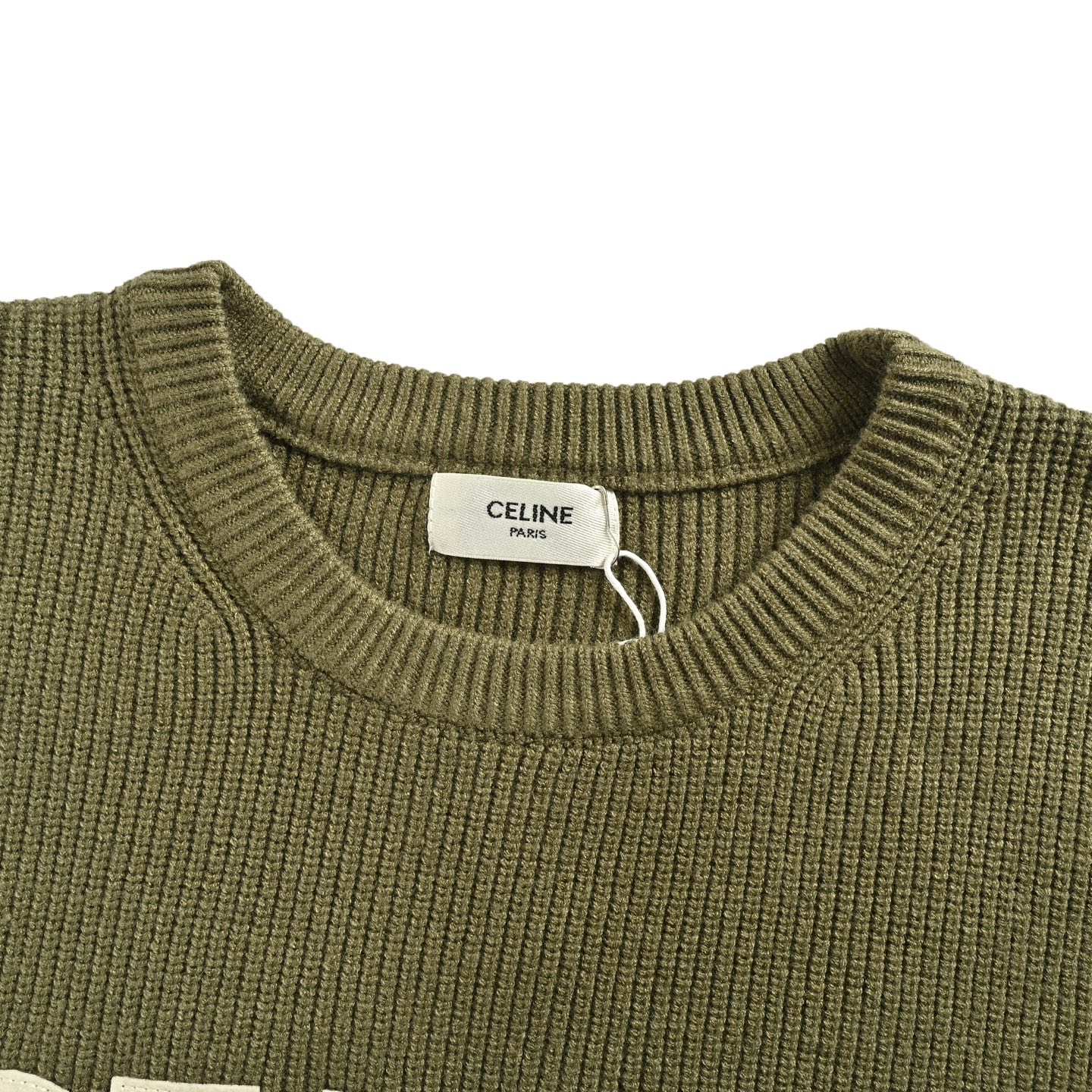 Celine/赛琳 25Fw 贴布字母logo圆领毛衣 Celine/赛琳 25Fw 贴布字母logo圆领毛衣