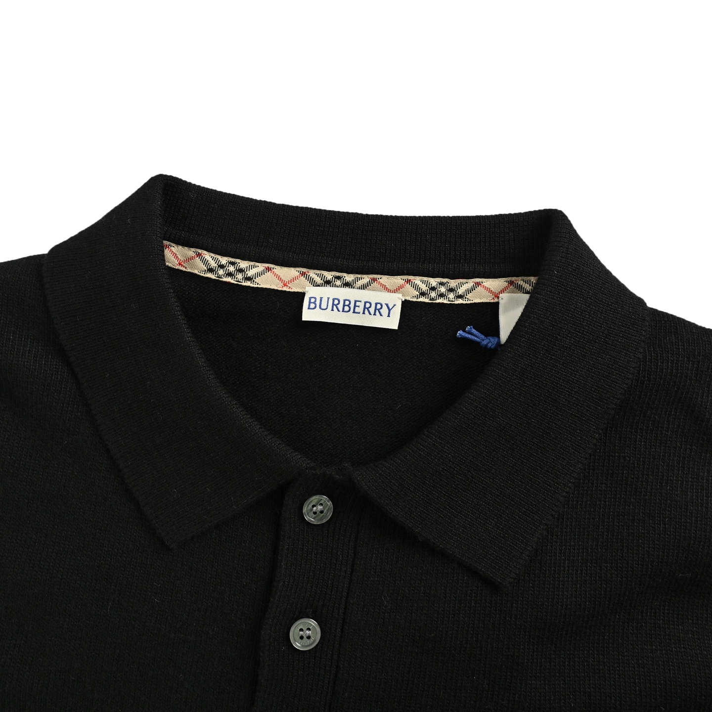 Burberry/巴宝莉 25Fw 战马刺绣POLO领针织毛衣 Burberry/巴宝莉 25Fw 战马刺绣POLO领针织毛衣
