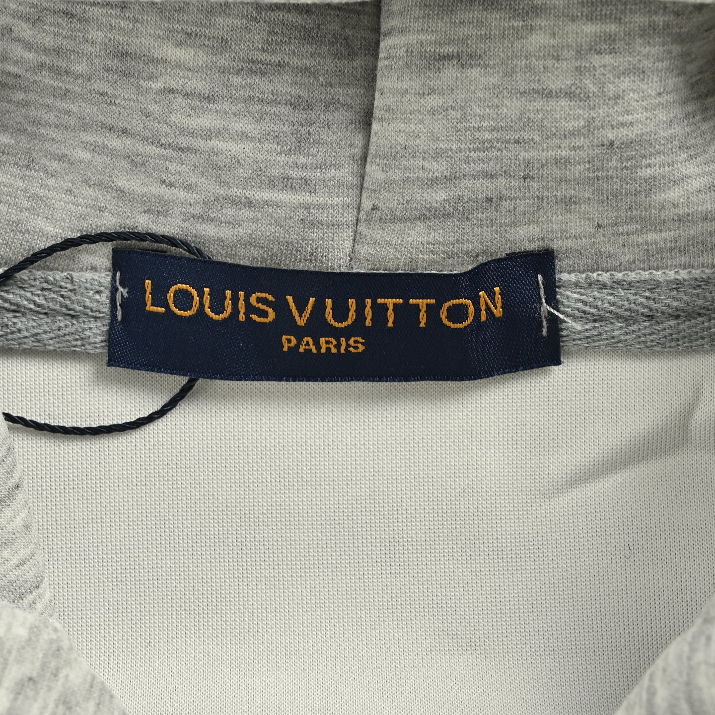 LouisVuitton/路易威登 全幅字母烧花毛巾绣拉链连帽外套