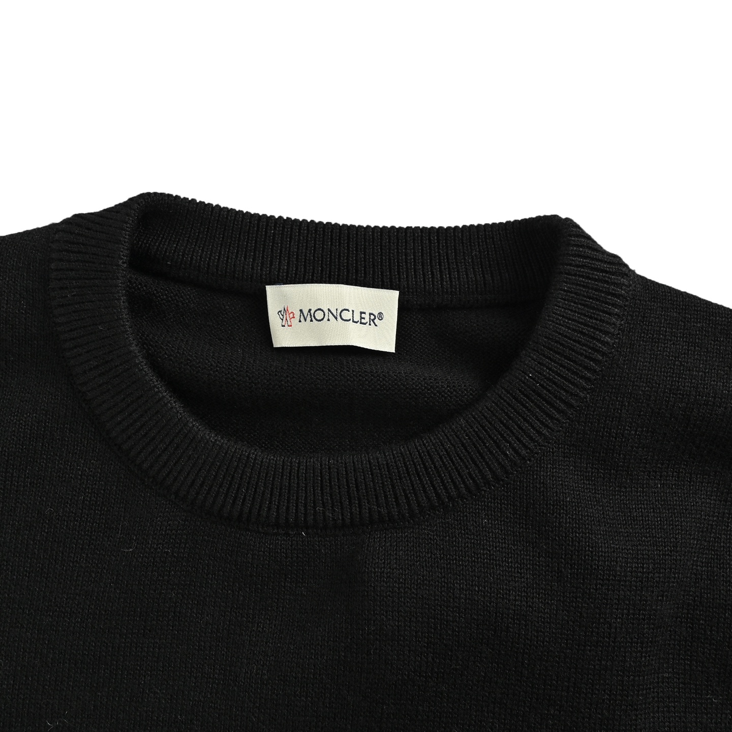 Moncler/蒙口 25Fw 字母徽标提花圆领毛衣