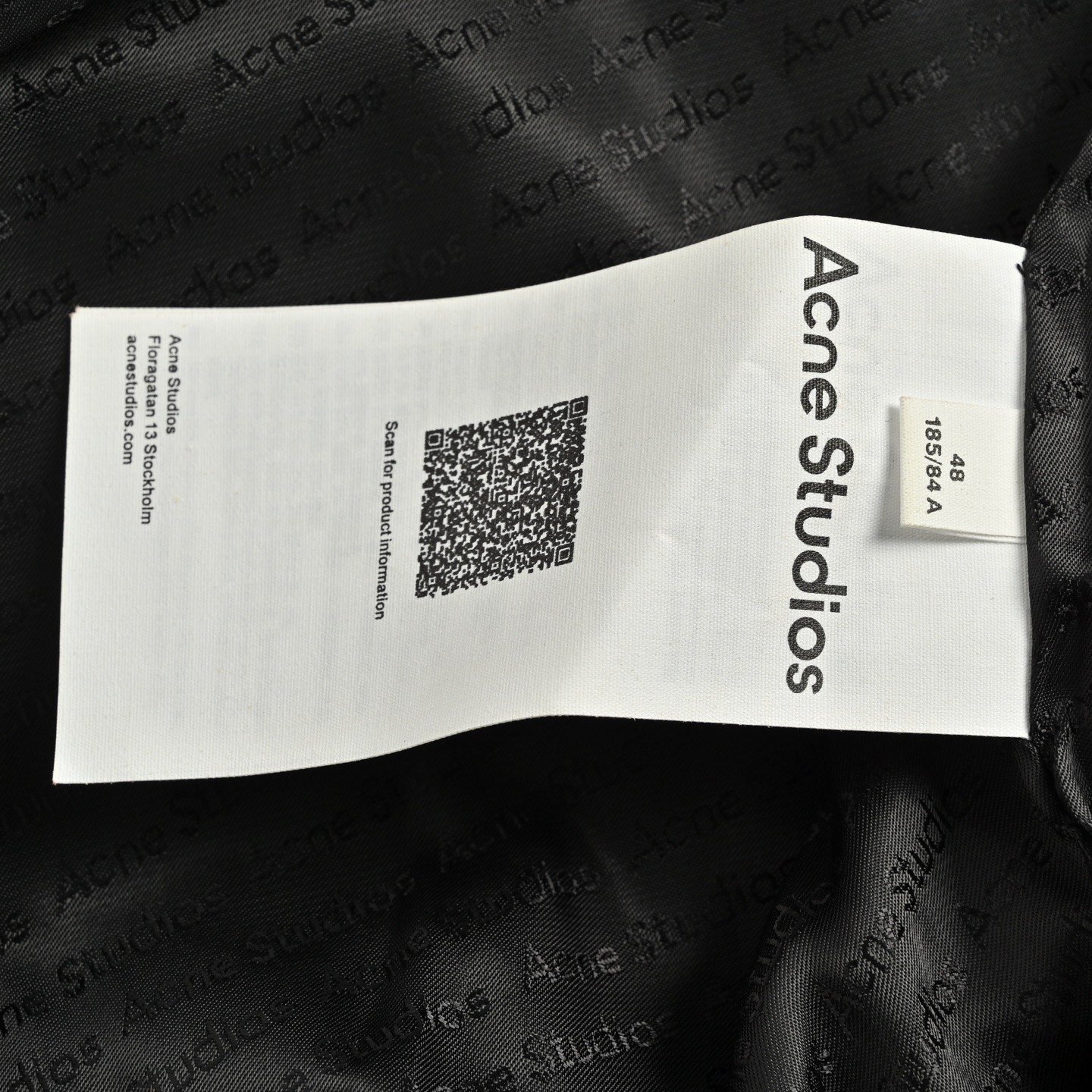 Acne Studios 25Fw 蝴蝶结刺绣条纹夹克外套 Acne Studios 25Fw 蝴蝶结刺绣条纹夹克外套