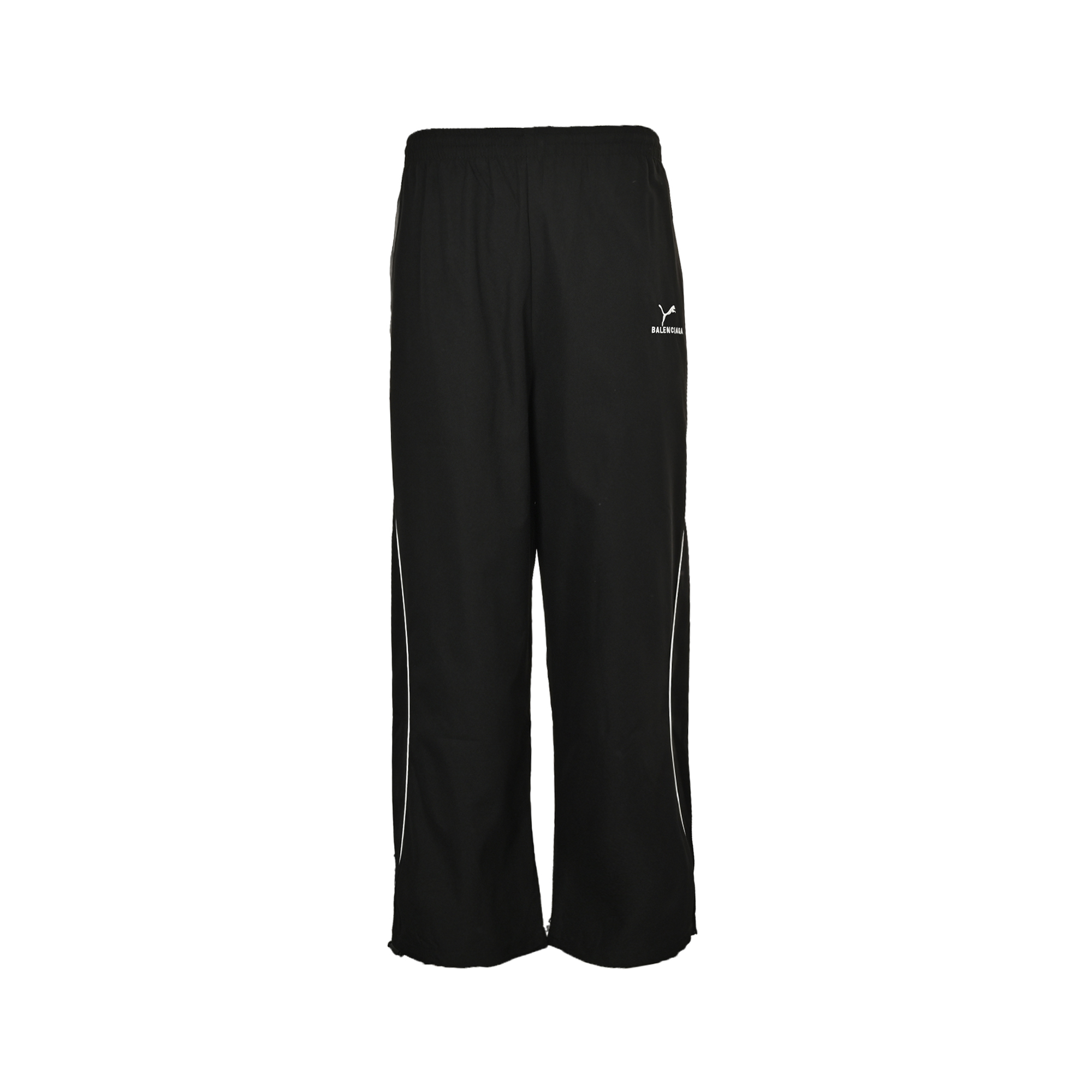 Balenciaga/巴黎世家 25Fw 黑灰巴黎彪马长裤