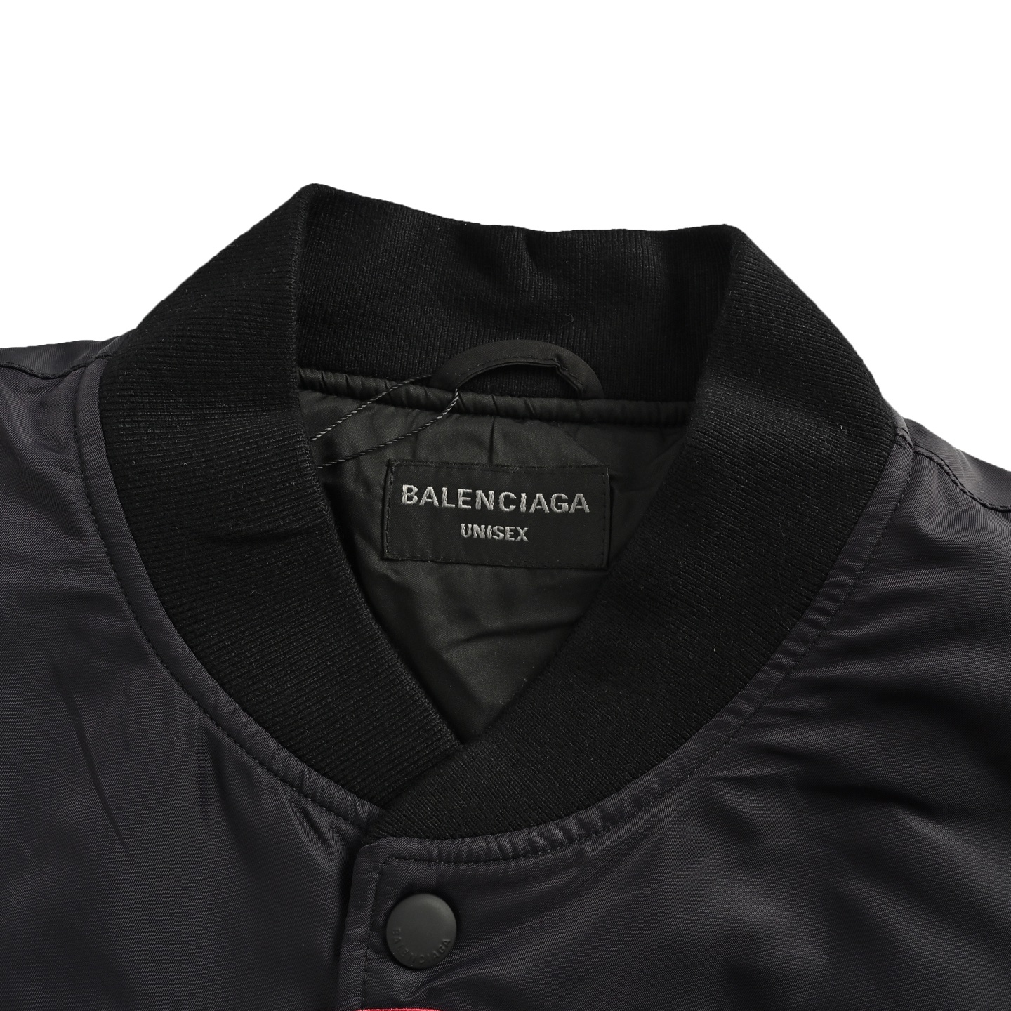 Balenciaga/巴黎世家 24Fw 曼联队标刺绣棉服外套 薄夹棉款