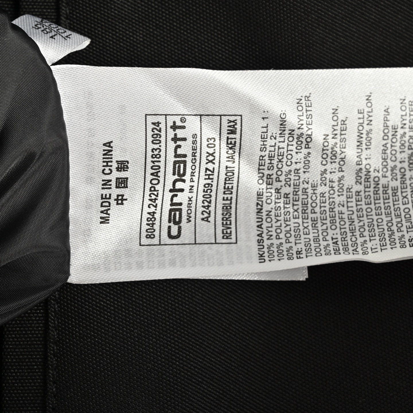 Carhartt/卡哈特 25Fw 双面穿灯芯绒外套 Carhartt/卡哈特 25Fw 双面穿灯芯绒外套
