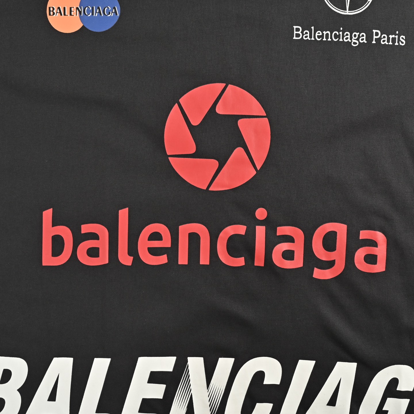 Balenciaga/巴黎世家 25Fw 多标印花长袖T恤
