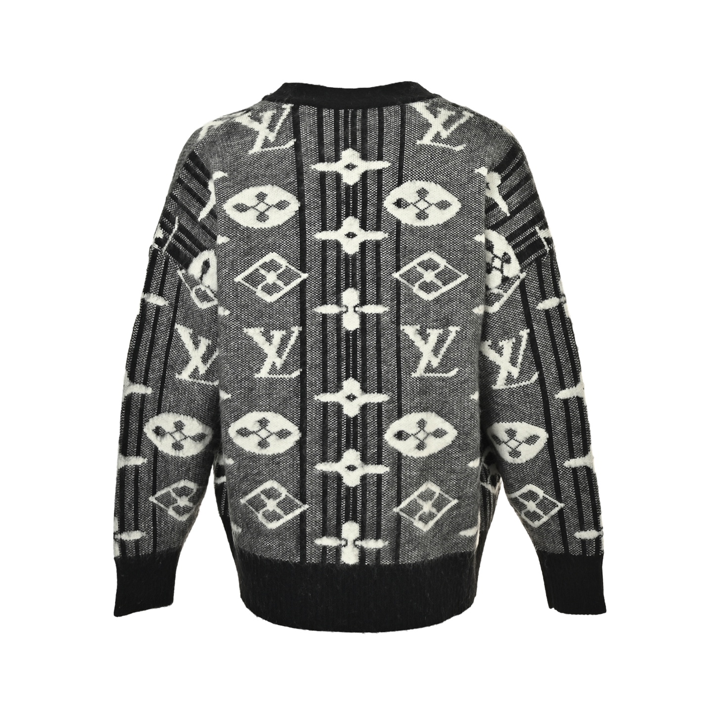 Louis Vuitton/路易威登 25Fw 马海毛针织提花毛衣开衫