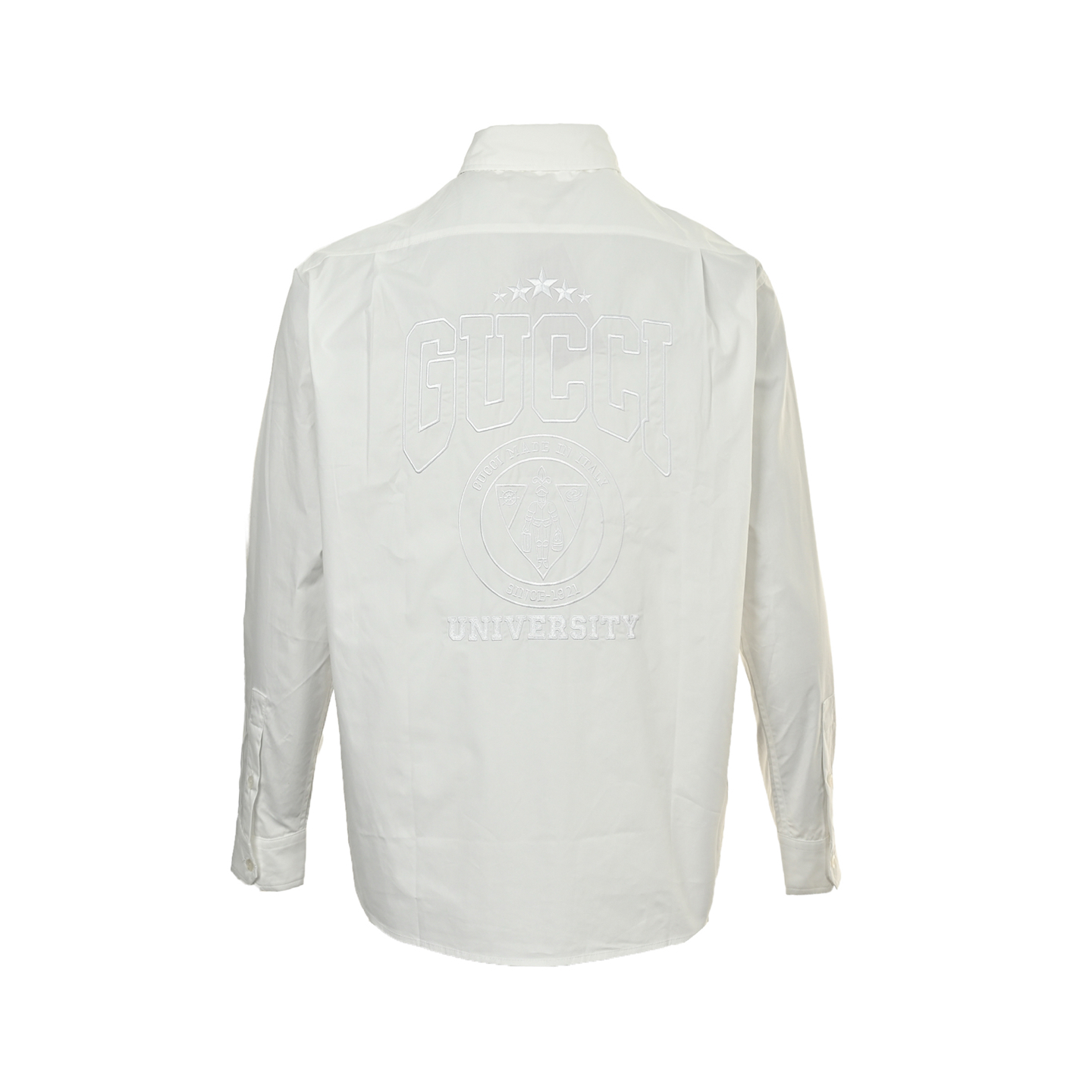 Gucci/古驰 25Fw 后背刺绣徽标衬衫 GUCCI新款衬衫胸口带有口袋