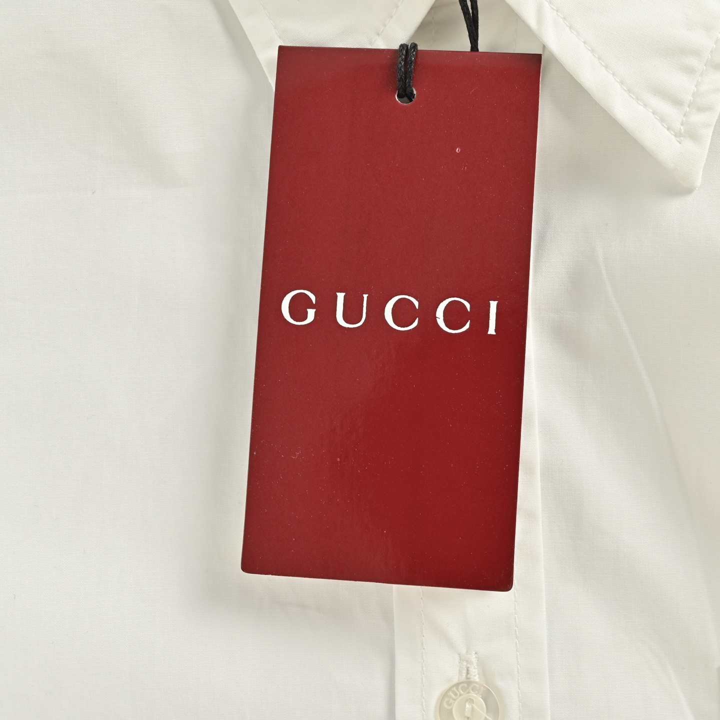 Gucci/古驰 25Fw 后背刺绣徽标衬衫 GUCCI新款衬衫胸口带有口袋