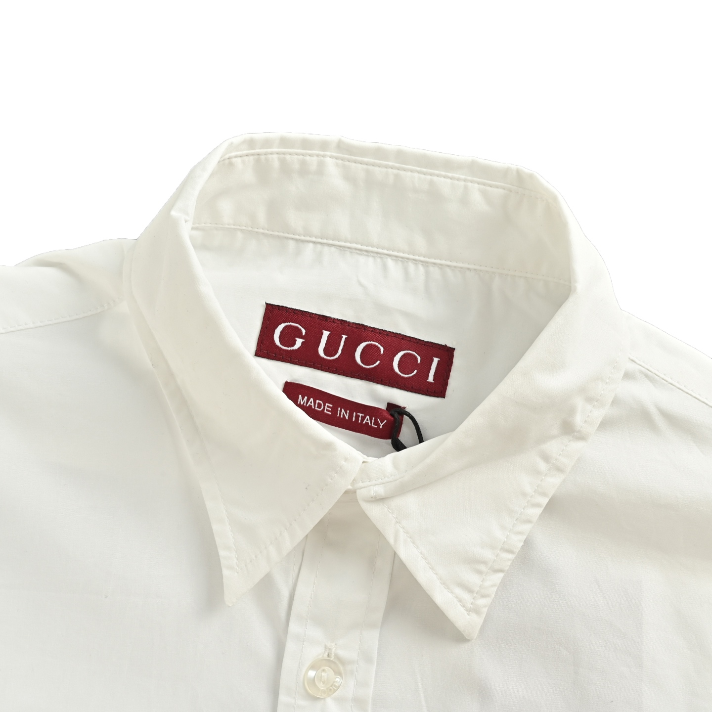 Gucci/古驰 25Fw 后背刺绣徽标衬衫 GUCCI新款衬衫胸口带有口袋