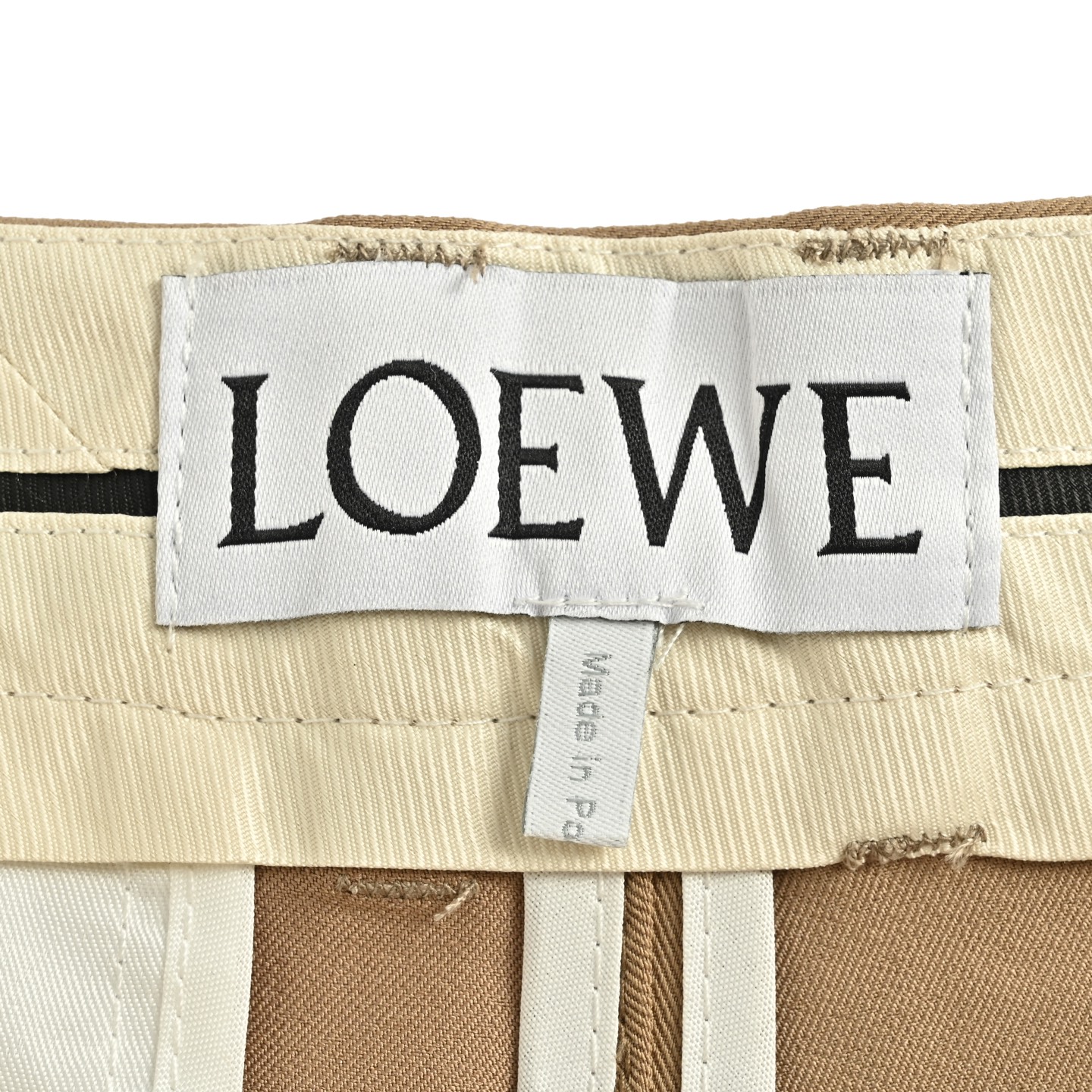 Loewe/罗意威 25Fw 搭扣阔腿长裤