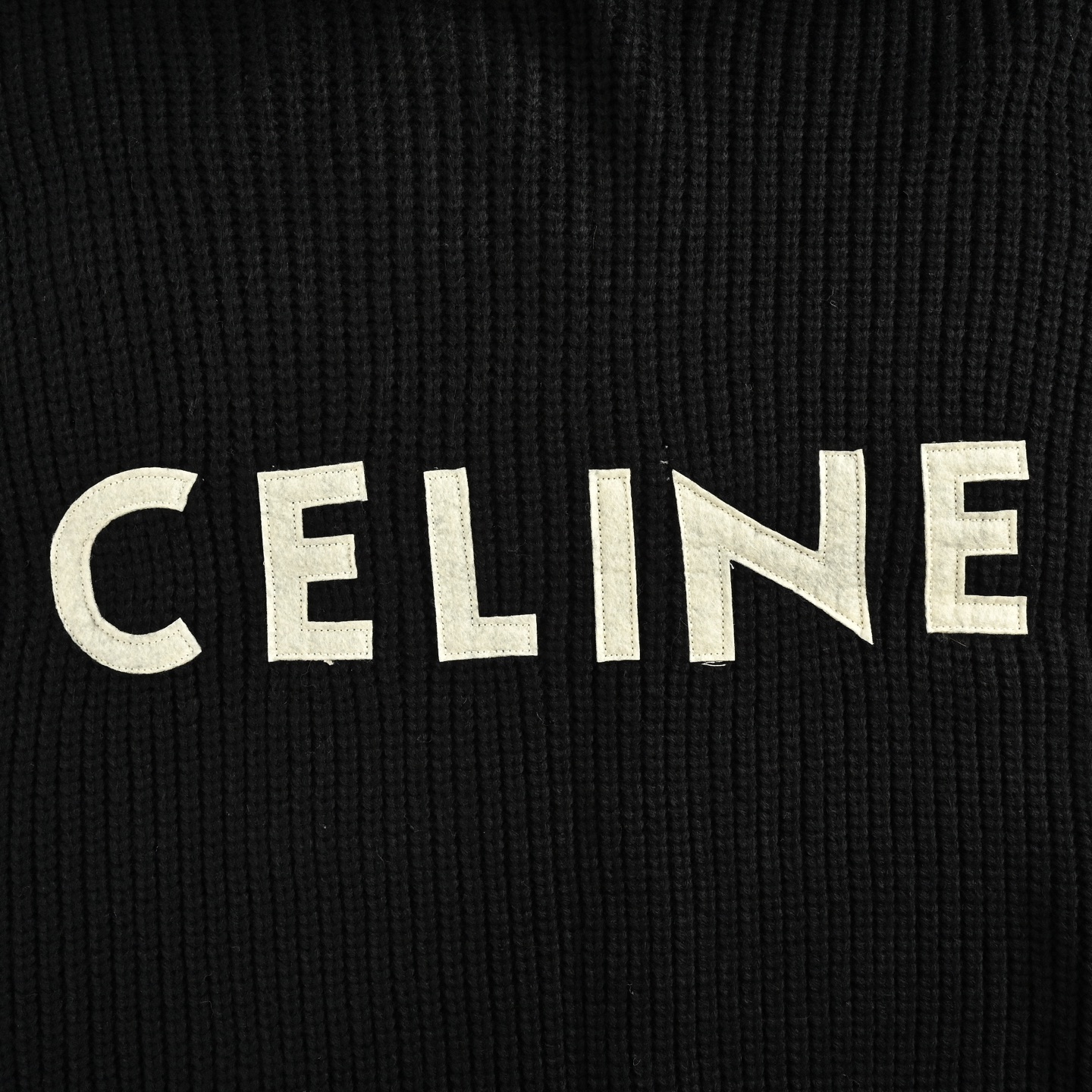 Celine/赛琳 21Fw 贴布字母logo连帽毛衣