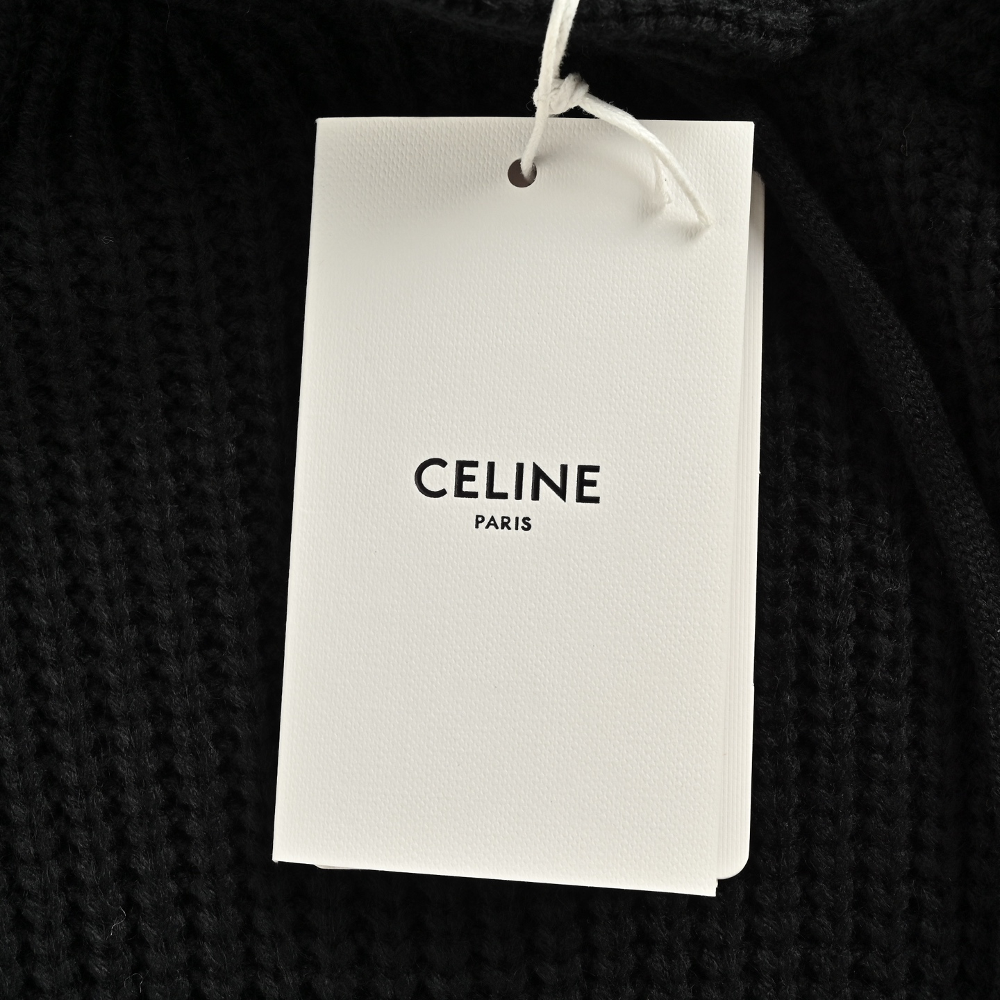 Celine/赛琳 21Fw 贴布字母logo连帽毛衣