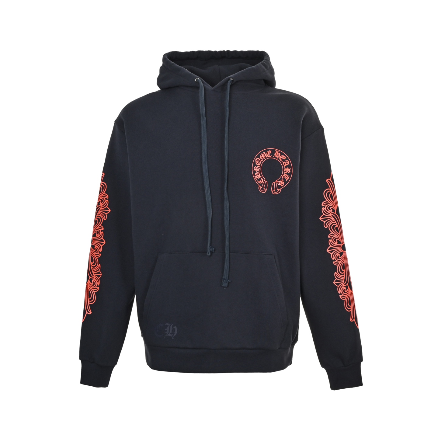 Chrome Hearts/克罗心 25Fw 藏青红梵文卷轴连帽卫衣 Chrome Hearts/克罗心 25Fw 藏青红梵文卷轴连帽卫衣