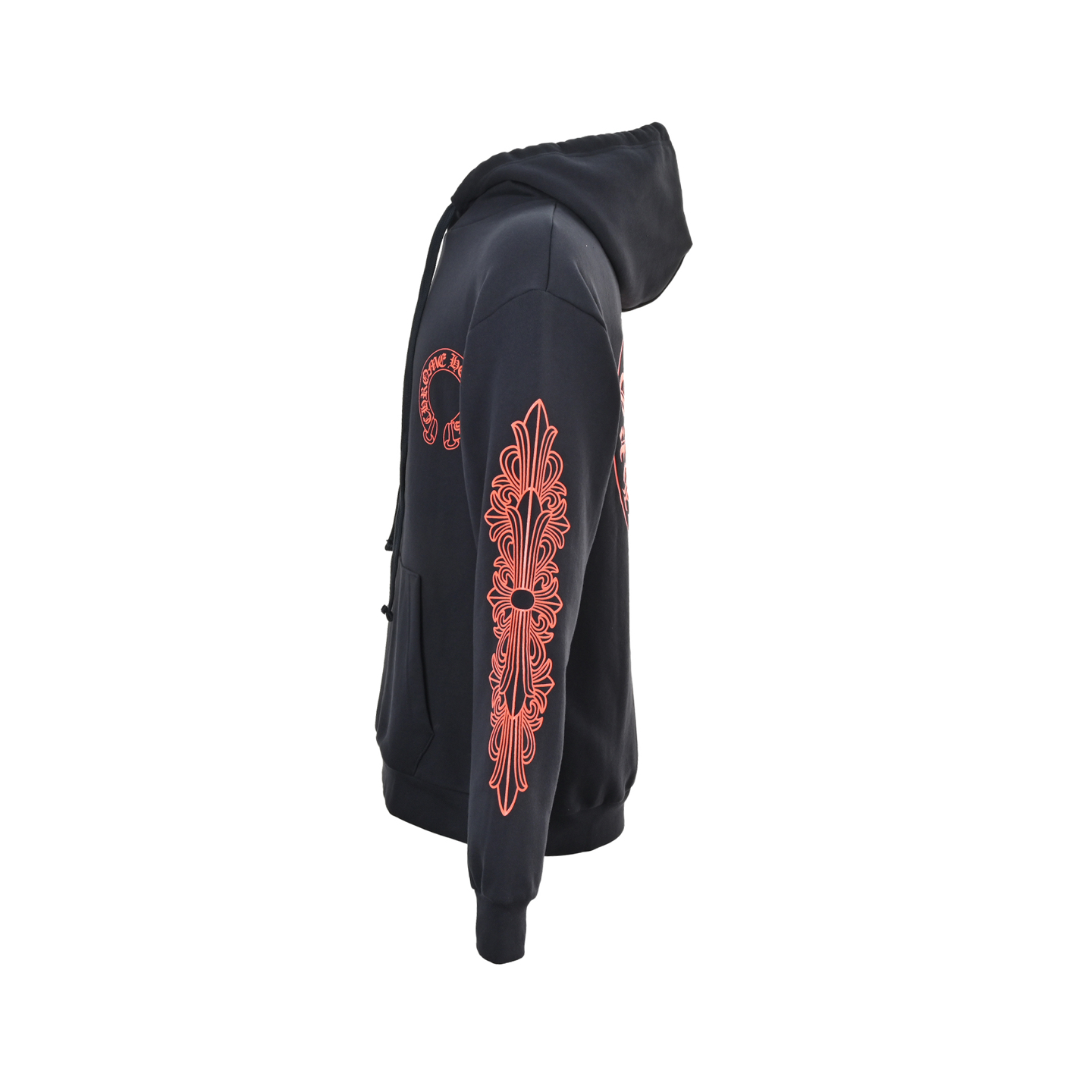 Chrome Hearts/克罗心 25Fw 藏青红梵文卷轴连帽卫衣 Chrome Hearts/克罗心 25Fw 藏青红梵文卷轴连帽卫衣